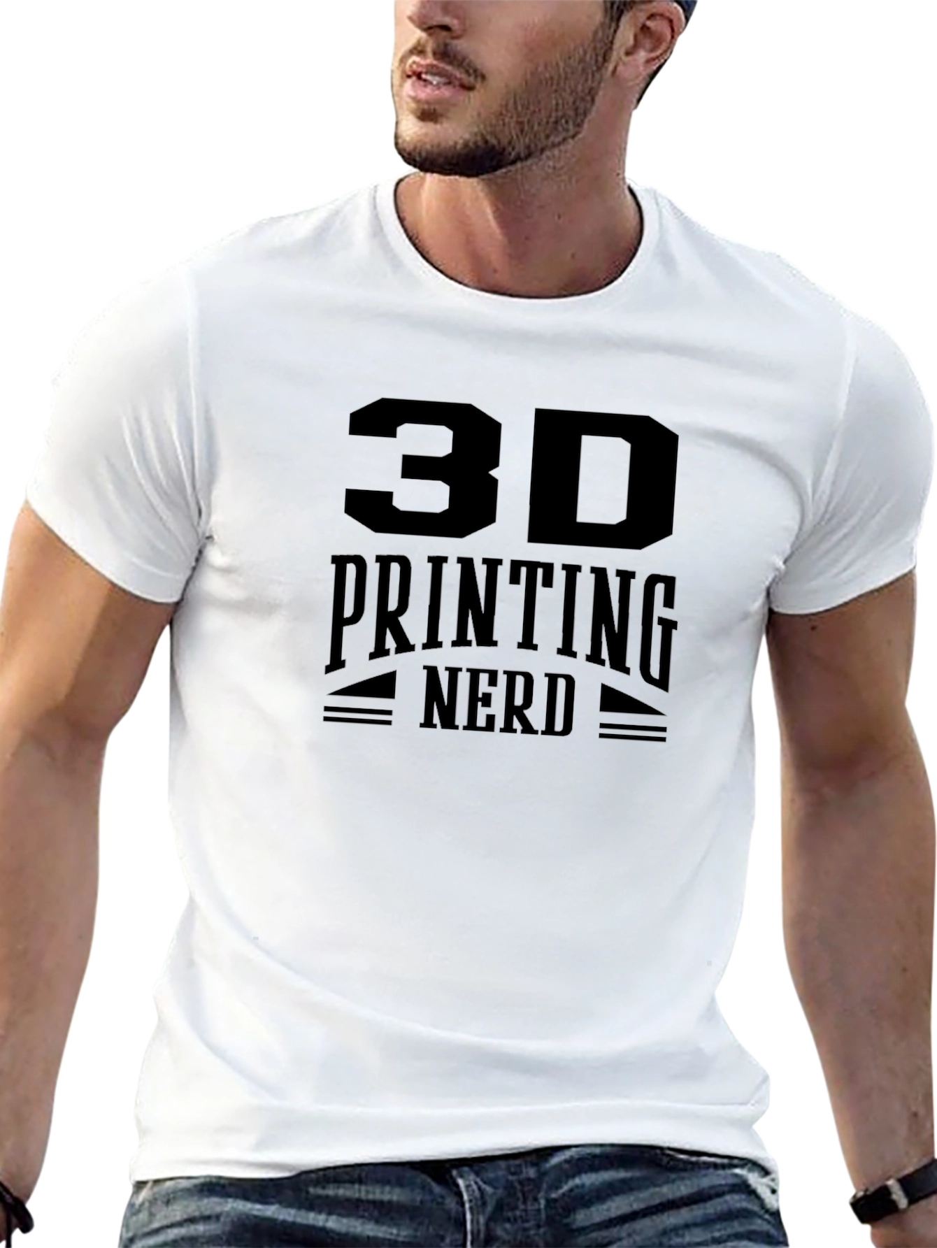 3D Printing Nerd Black T-Shirt