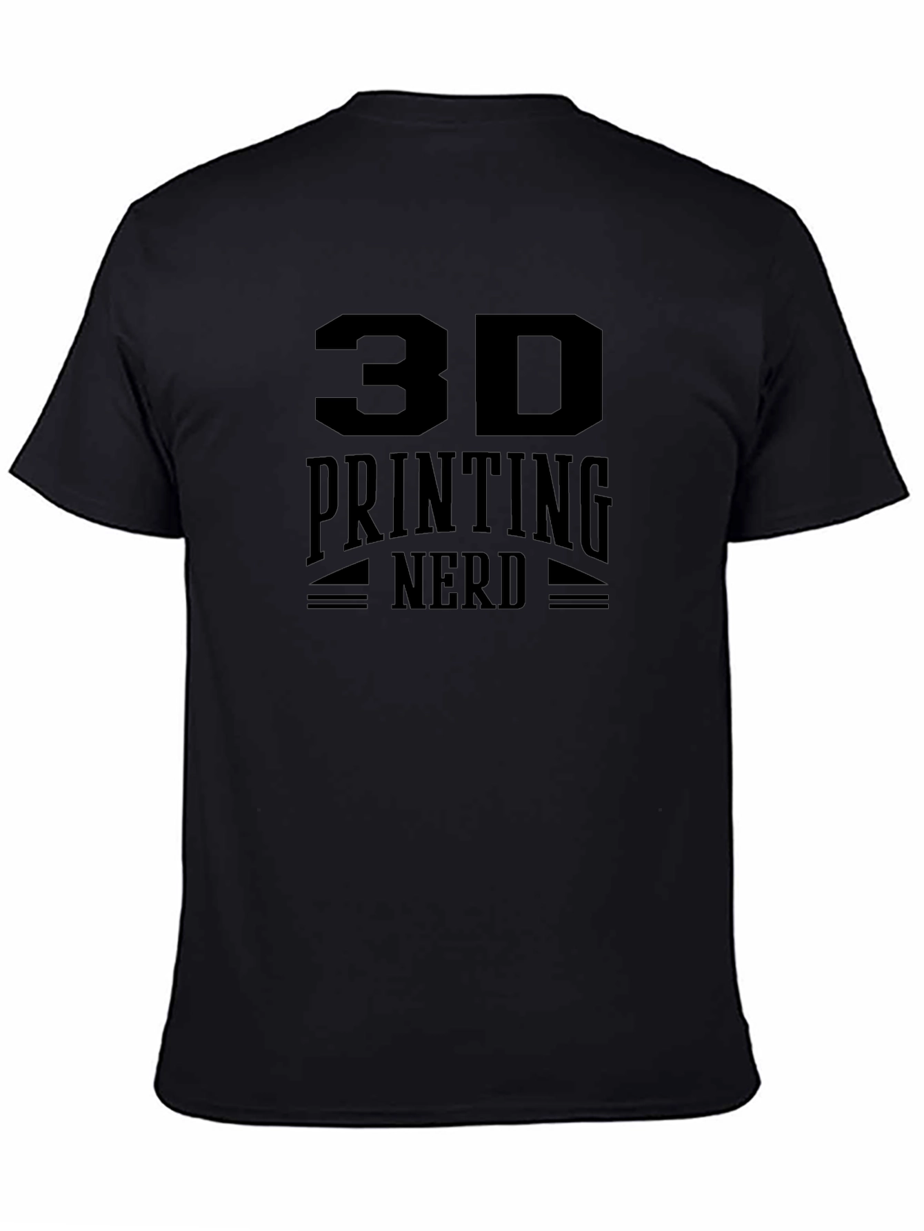 3D Printing Nerd Black T-Shirt