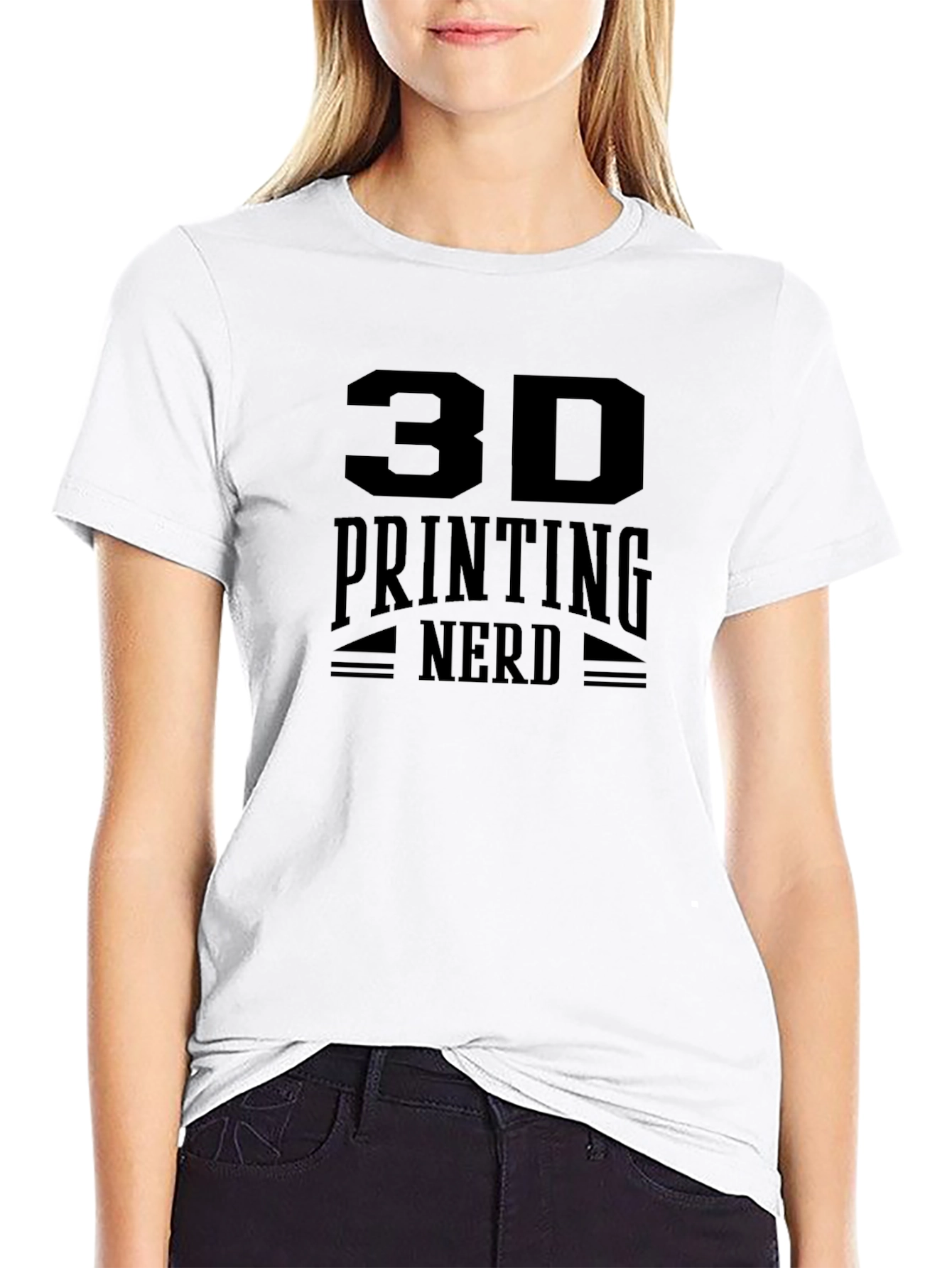 3D Printing Nerd Black T-Shirt