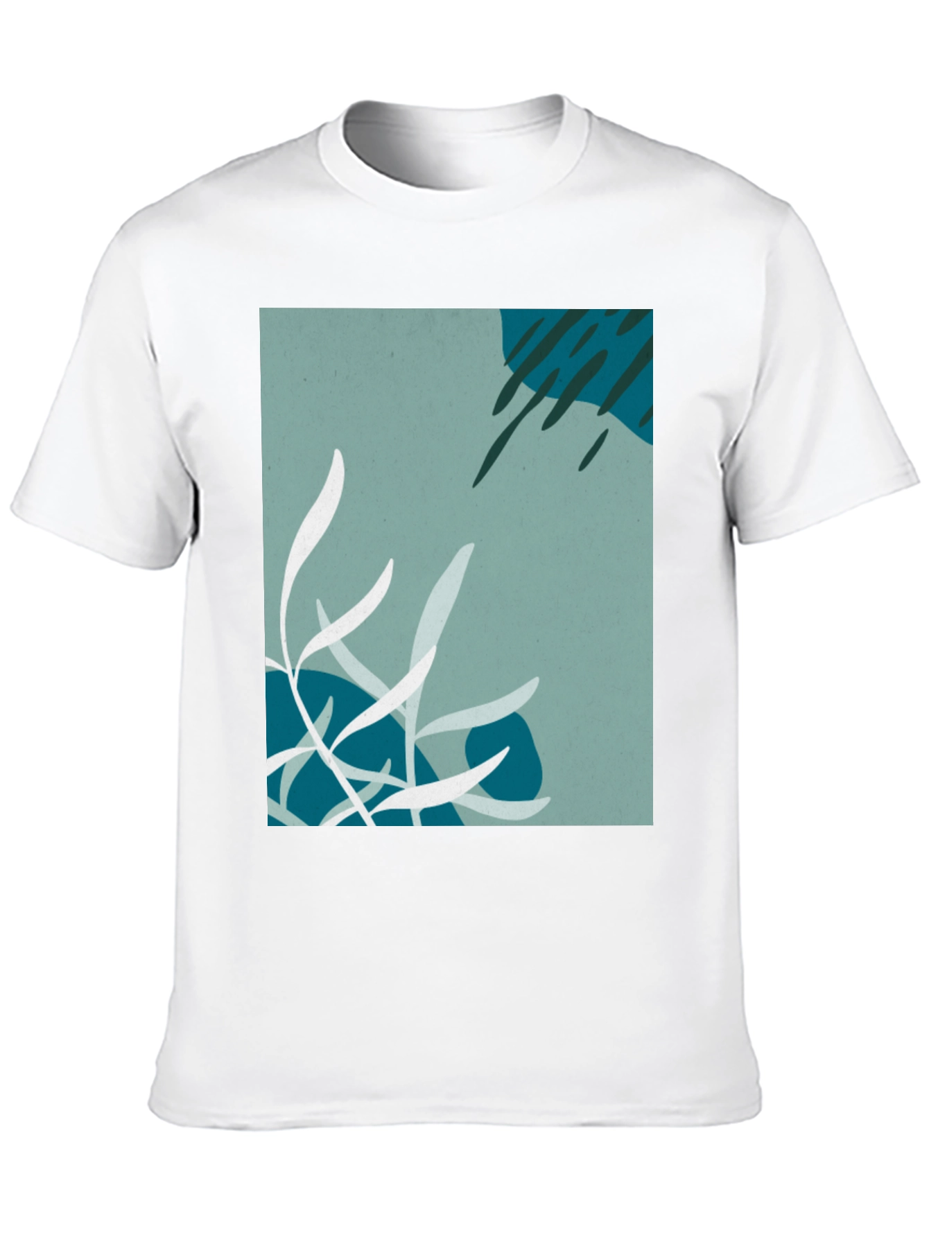 Abstract Graphic Print T-Shirt - Modern Style