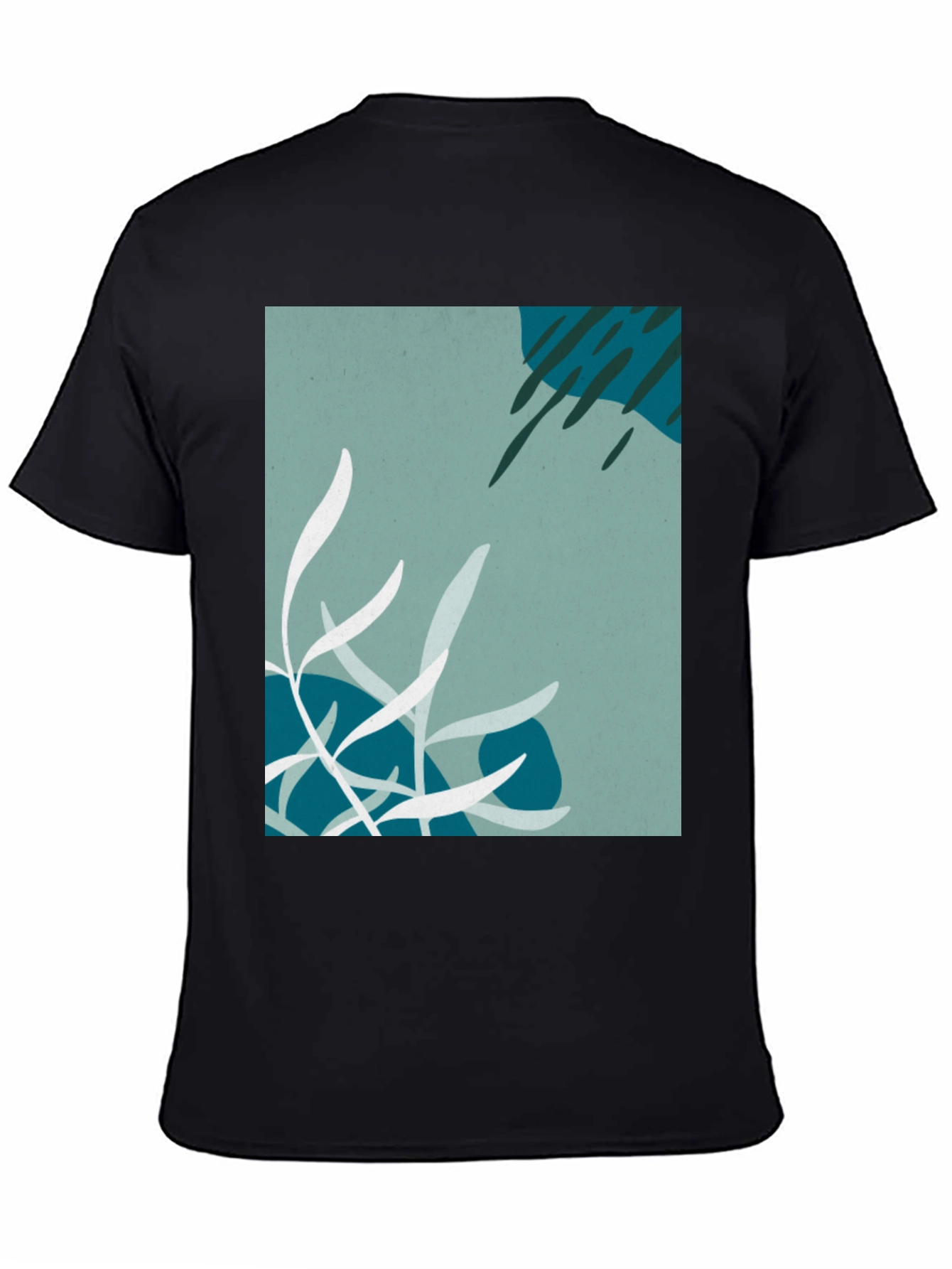 Abstract Graphic Print T-Shirt - Modern Style