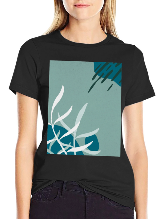 Abstract Graphic Print T-Shirt - Modern Style
