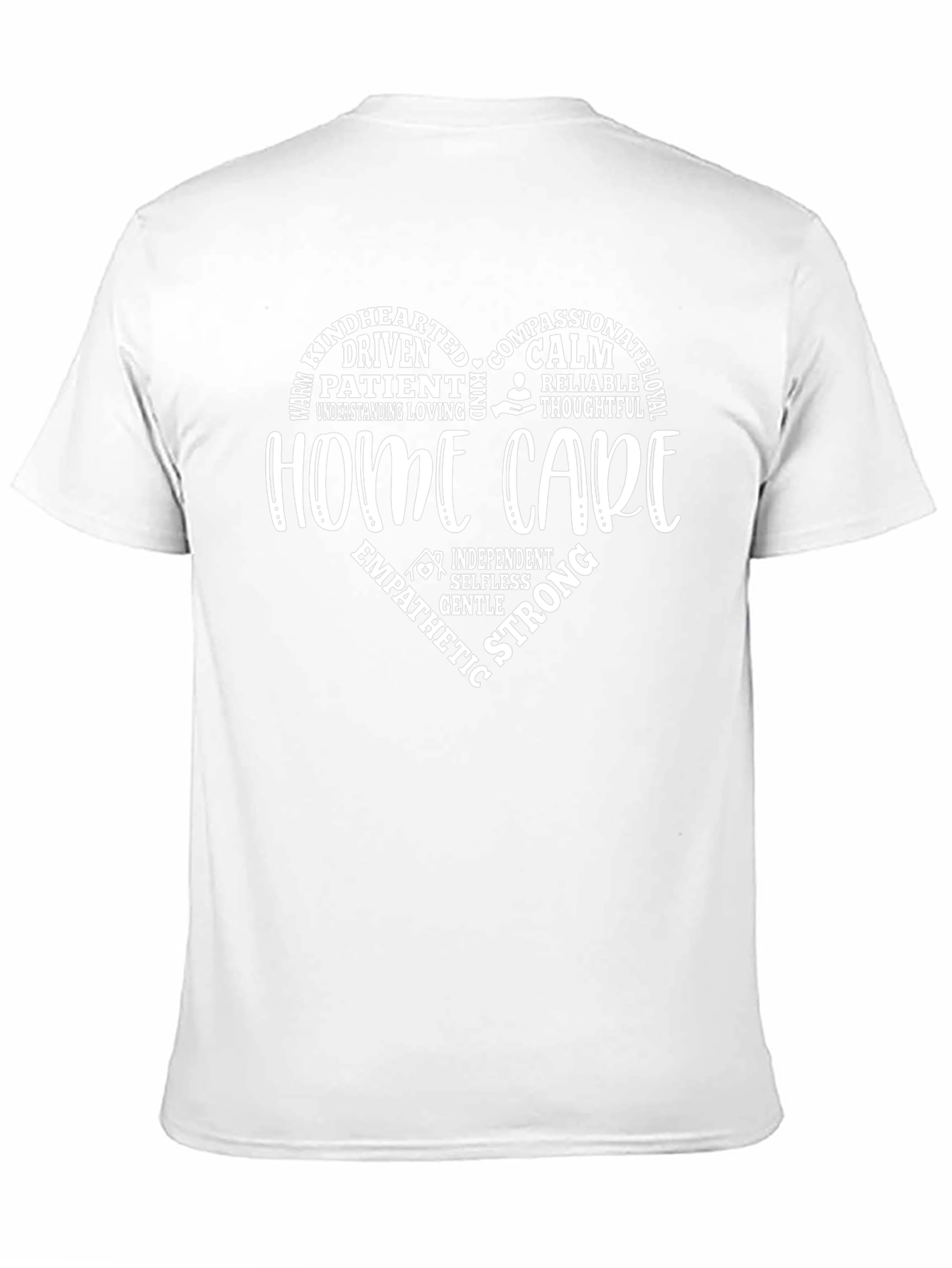 Home Care Heart Tee - Compassionate Caregiver Shirt