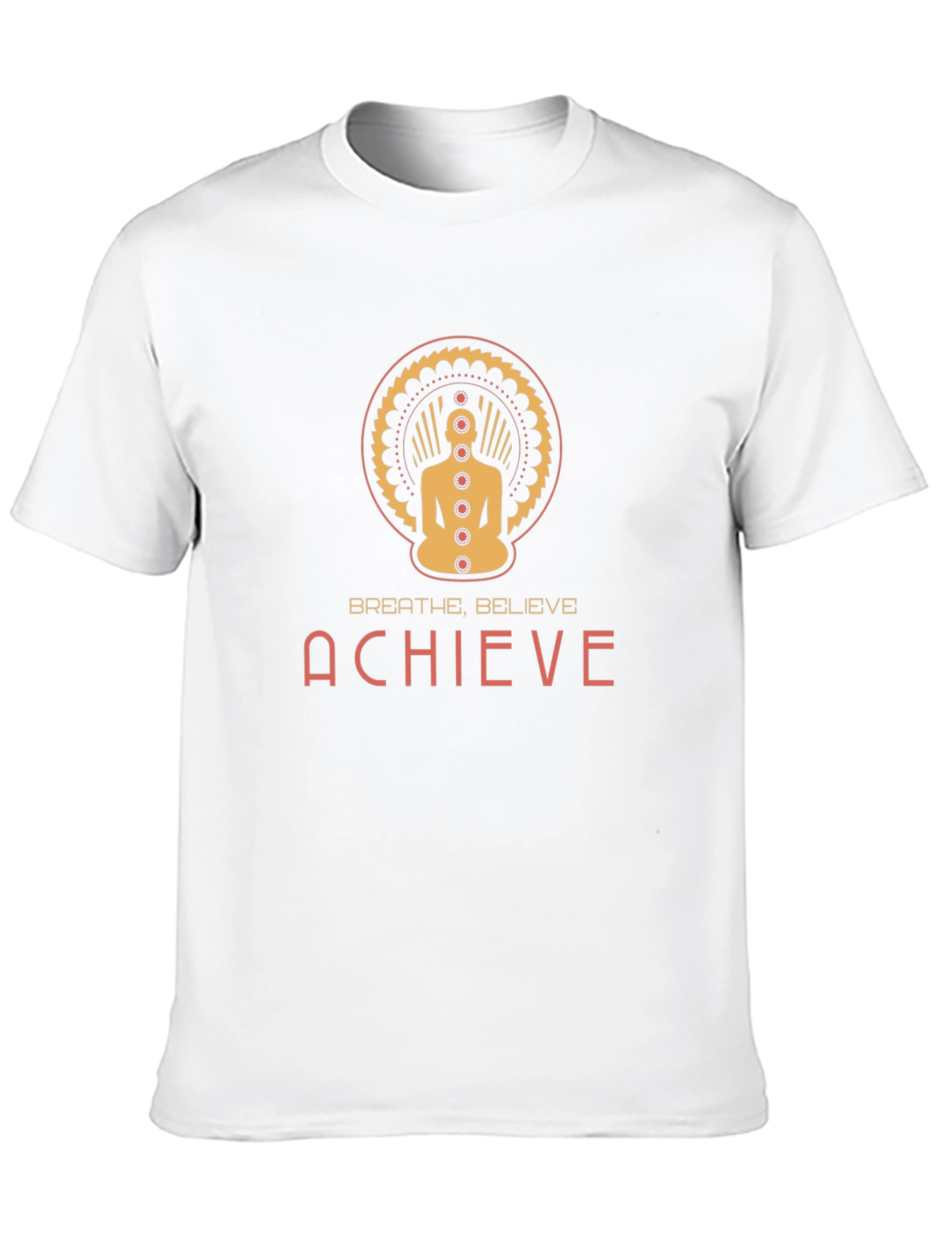 Achieve Meditation Chakra Graphic T-Shirt