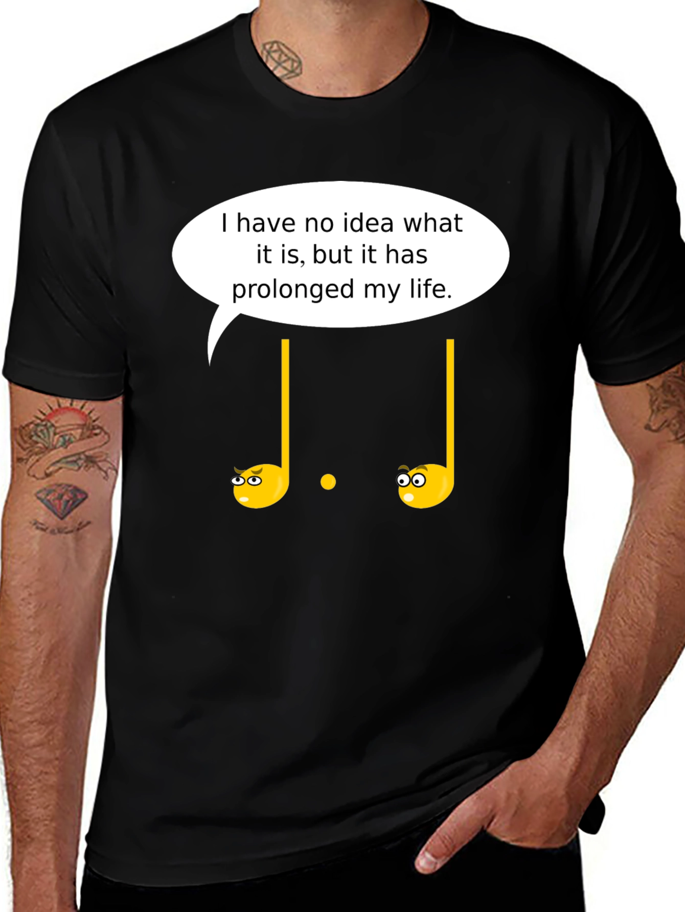 Humorous Golf T-Shirt: Prolonged My Life