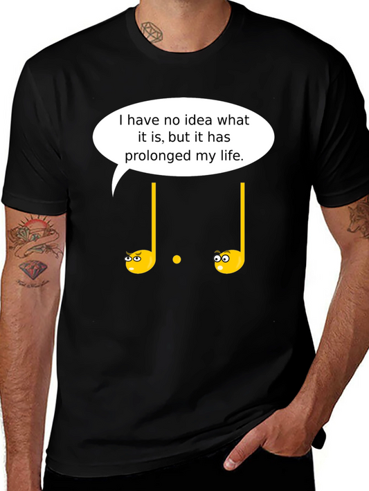 Humorous Golf T-Shirt: Prolonged My Life