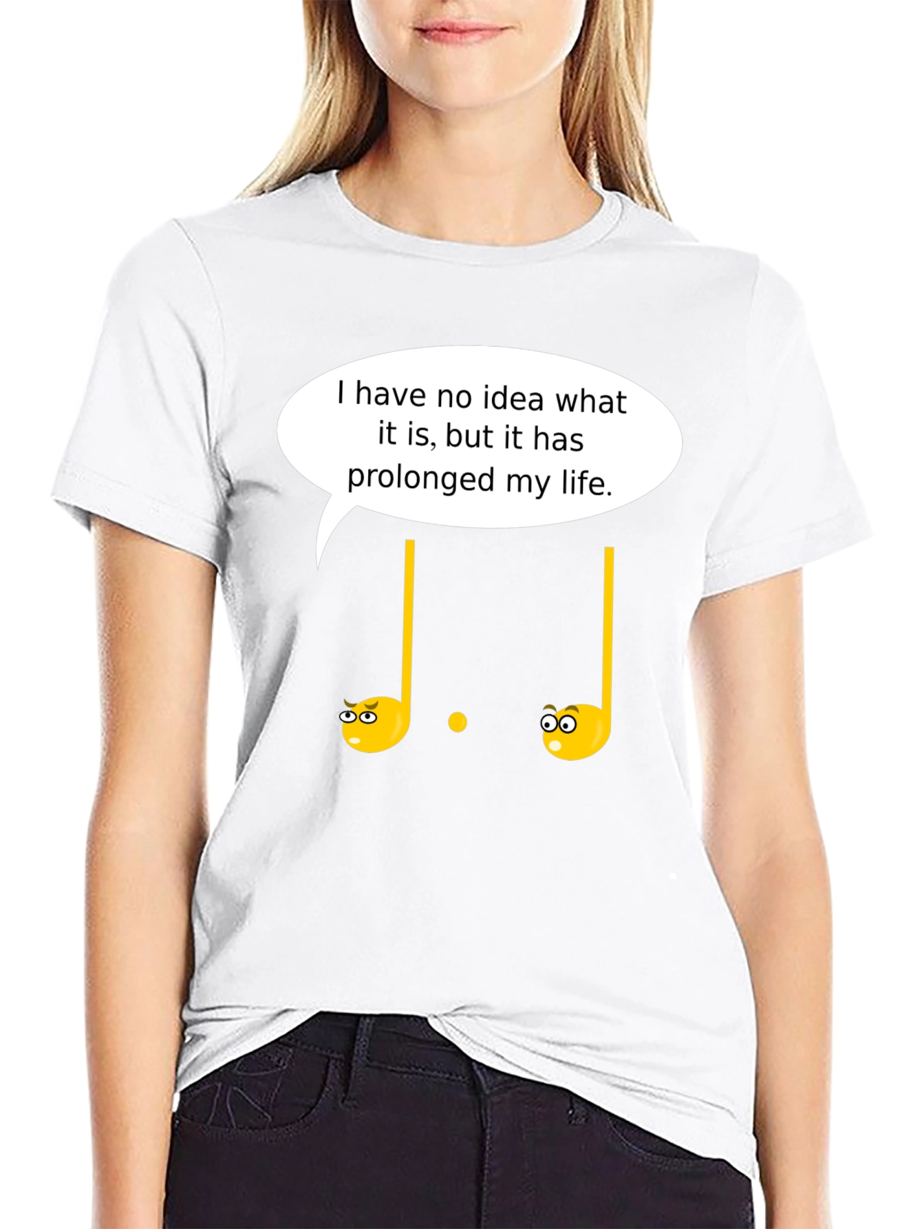 Humorous Golf T-Shirt: Prolonged My Life