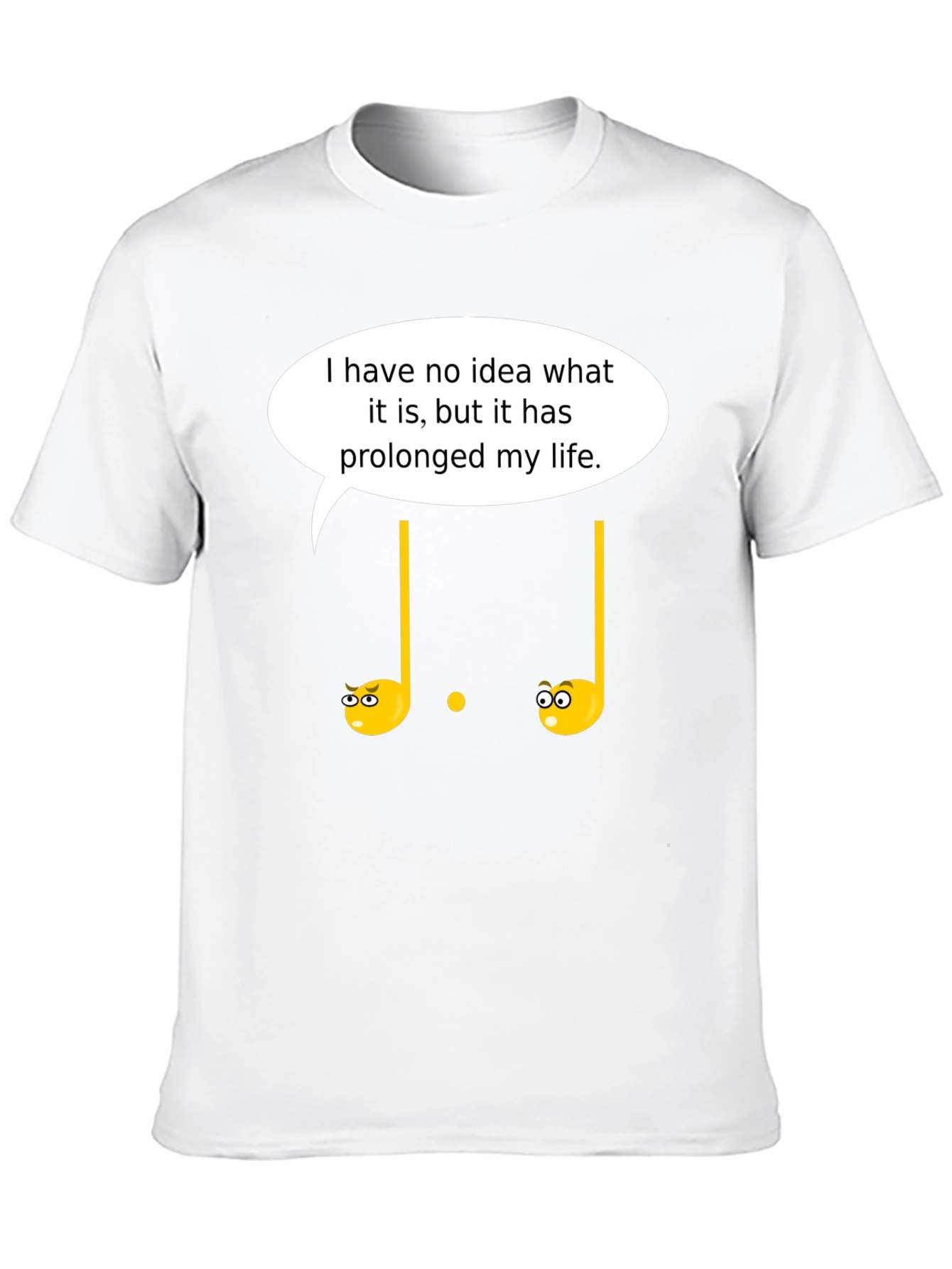 Humorous Golf T-Shirt: Prolonged My Life