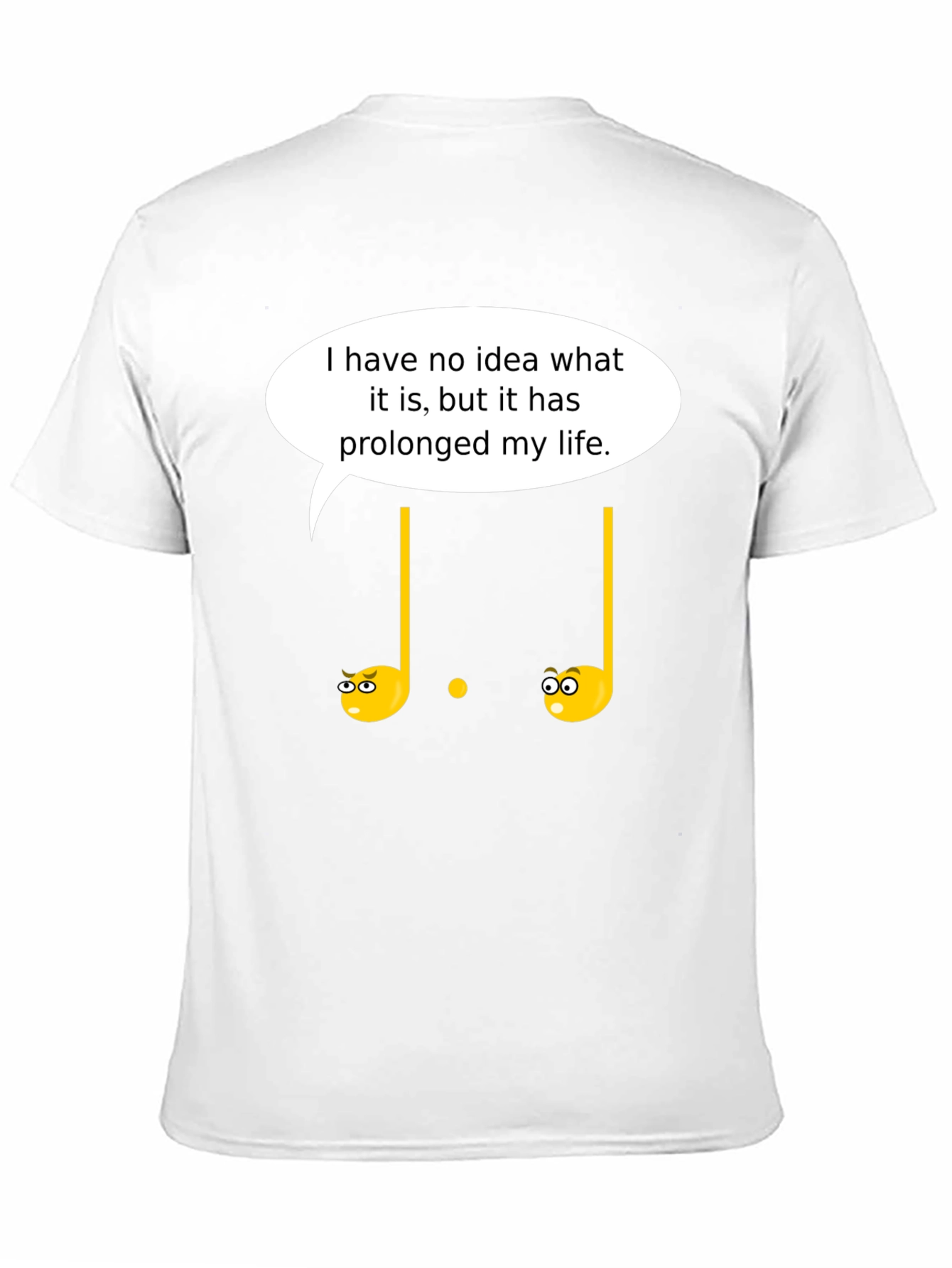 Humorous Golf T-Shirt: Prolonged My Life