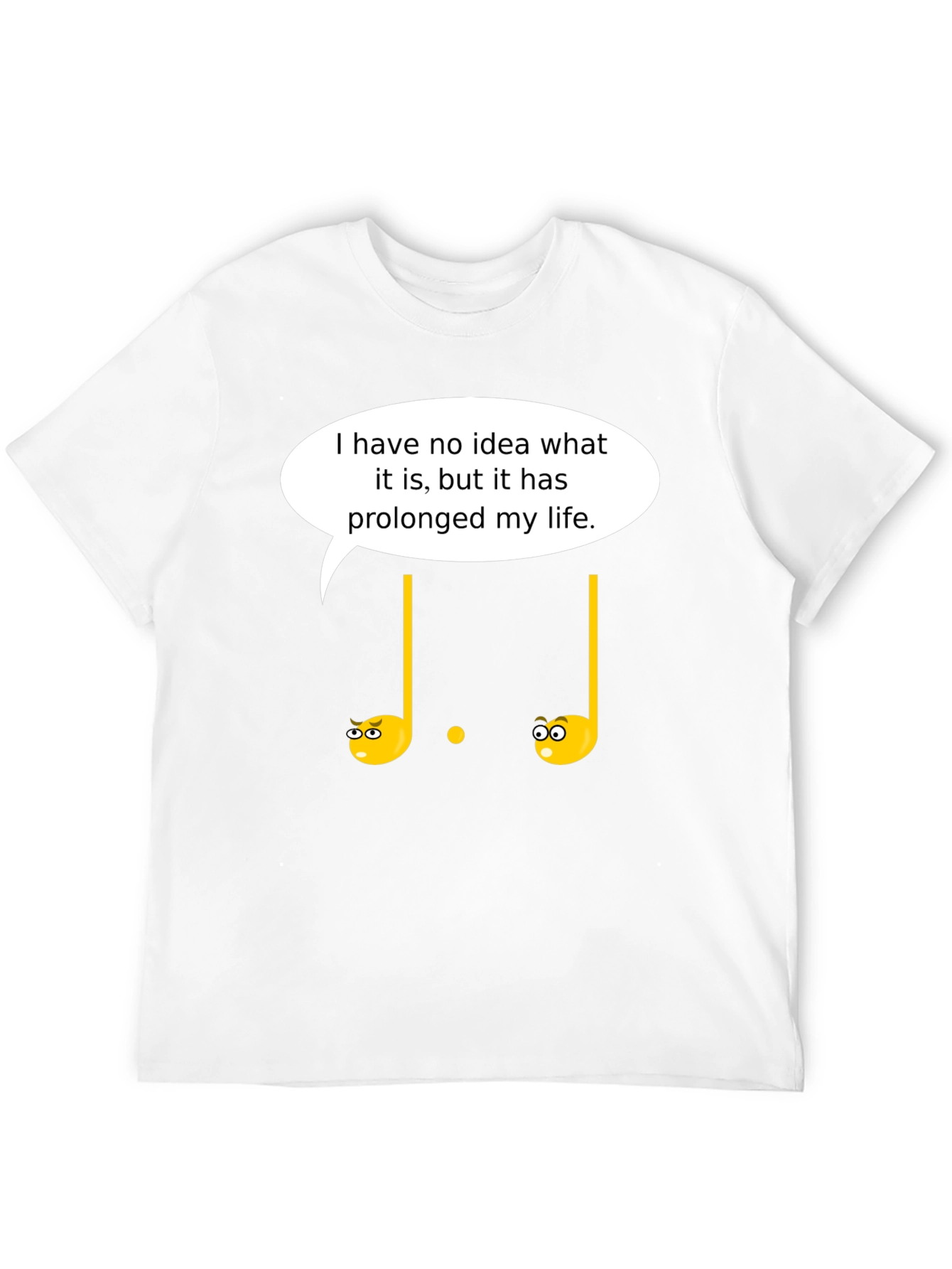 Humorous Golf T-Shirt: Prolonged My Life