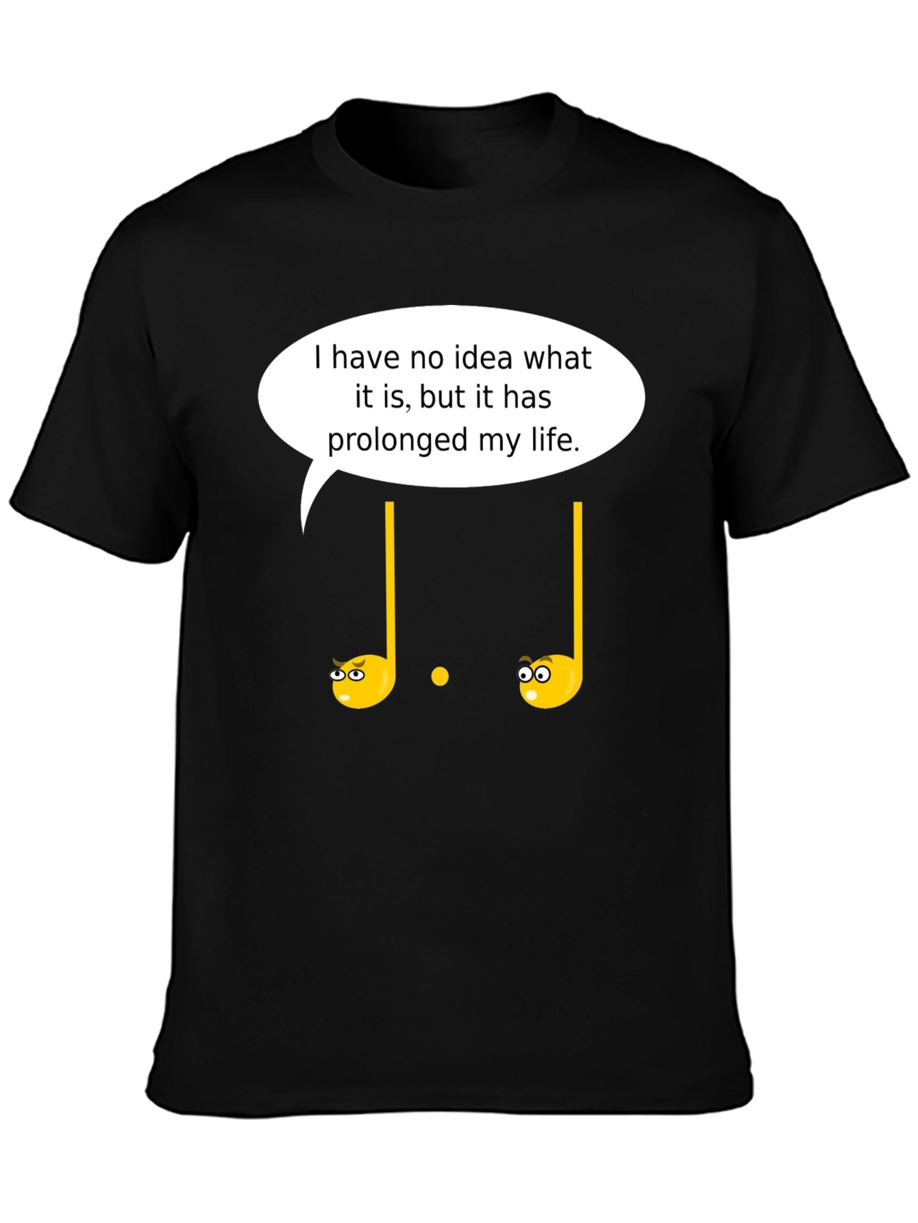 Humorous Golf T-Shirt: Prolonged My Life