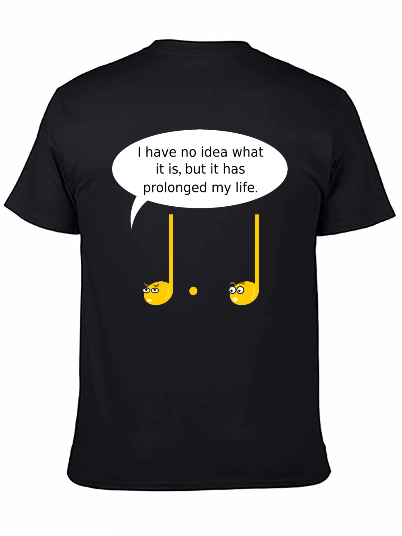 Humorous Golf T-Shirt: Prolonged My Life