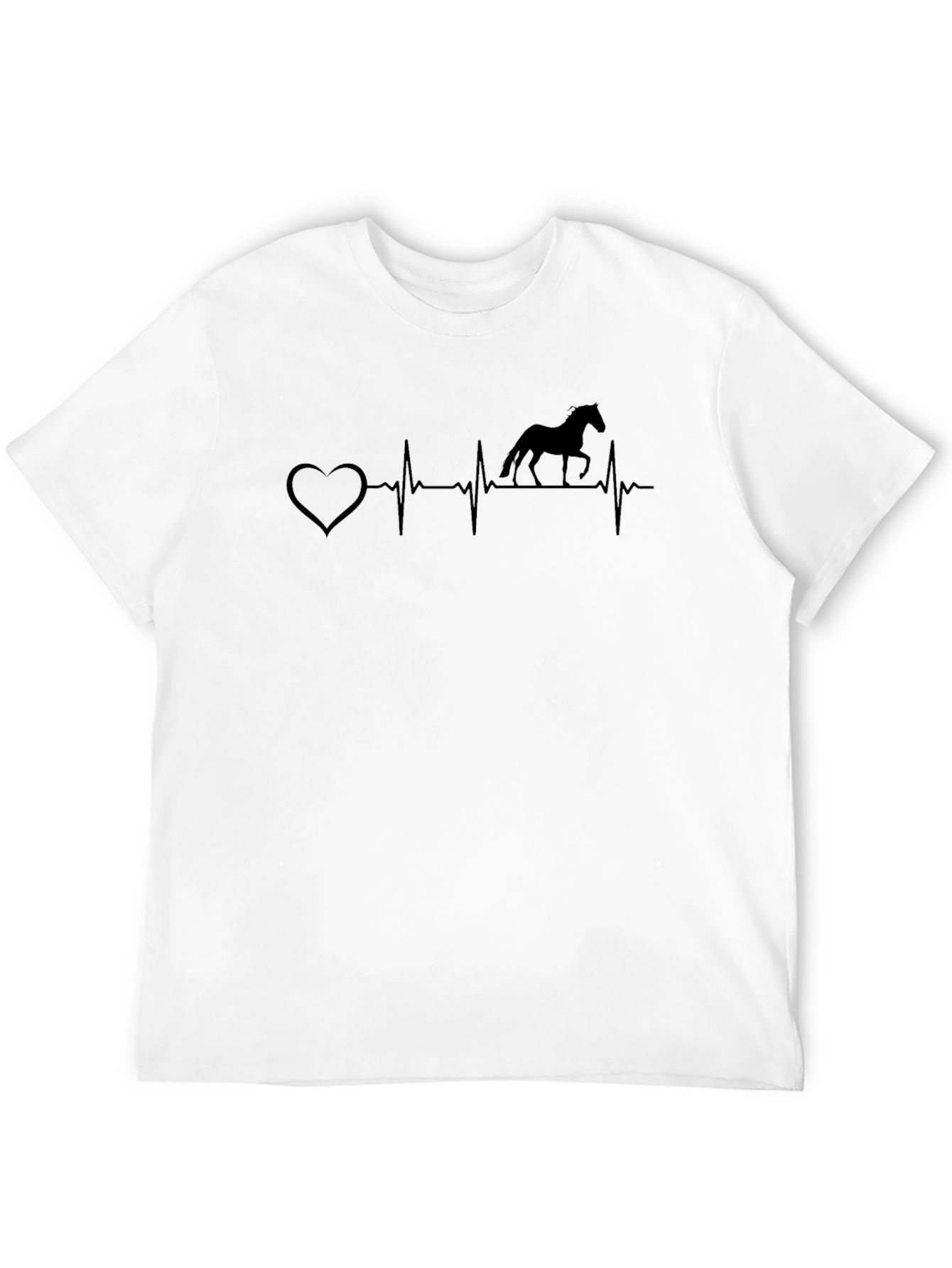 Heartbeat Horse Lover T-Shirt - Equestrian Style