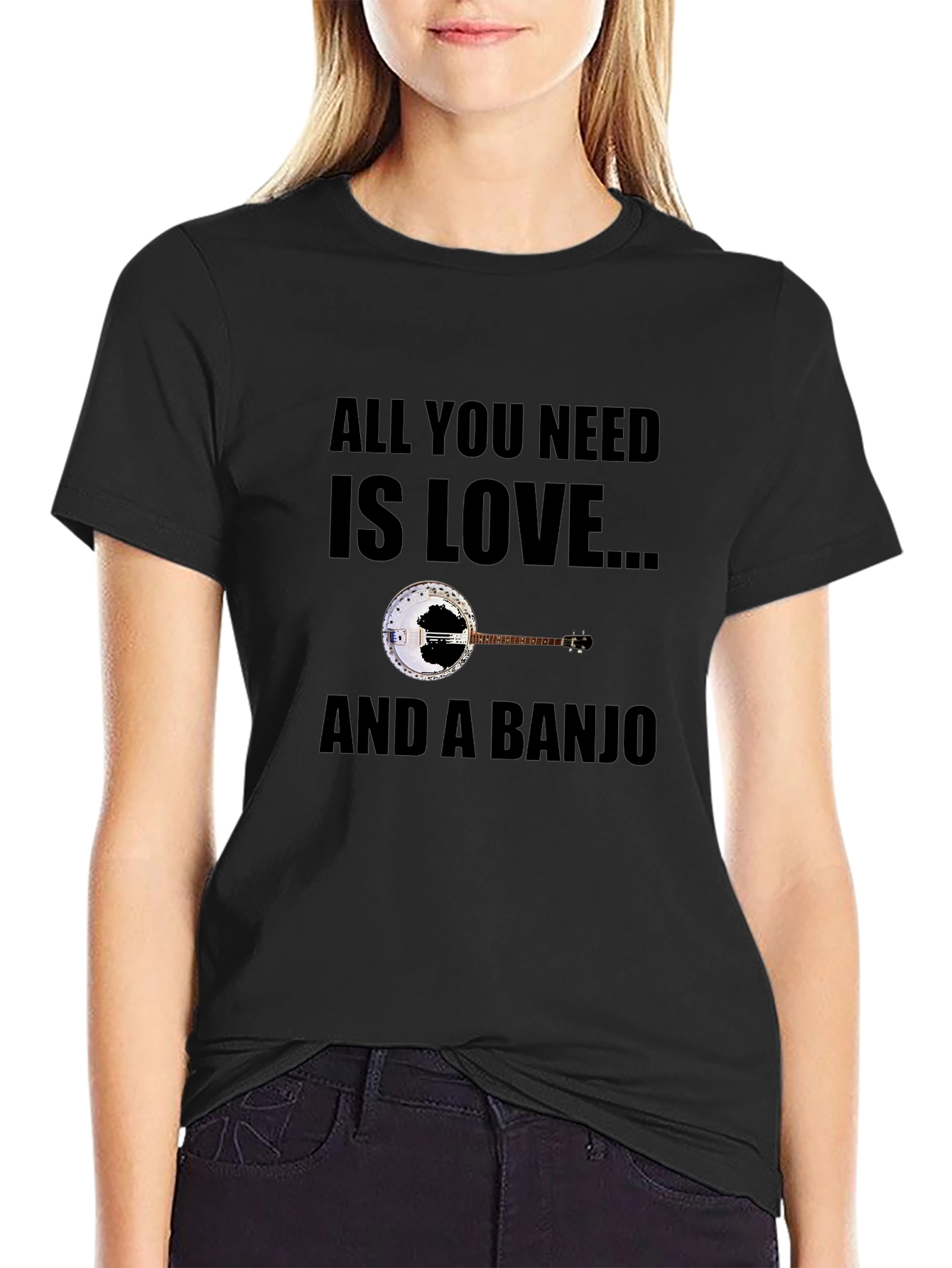 All You Need is Love and a Banjo T-Shirt