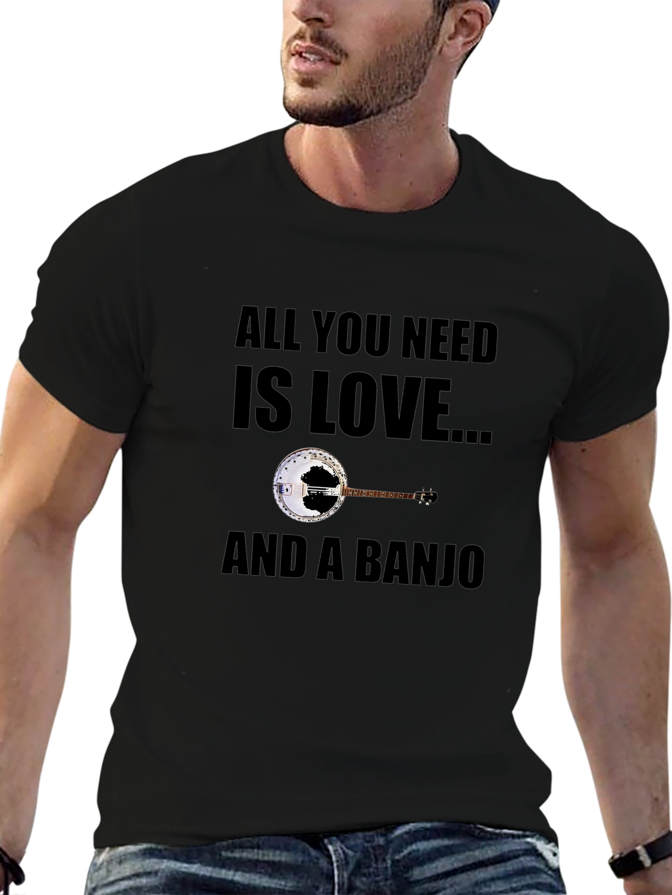 All You Need is Love and a Banjo T-Shirt