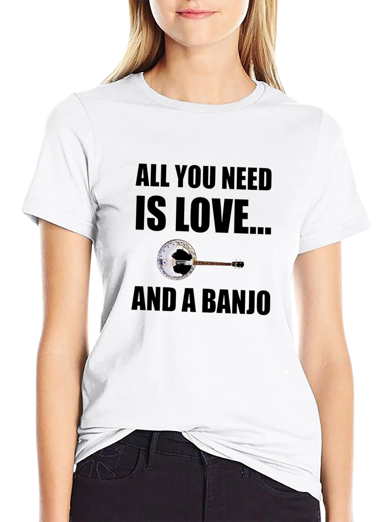 All You Need is Love and a Banjo T-Shirt