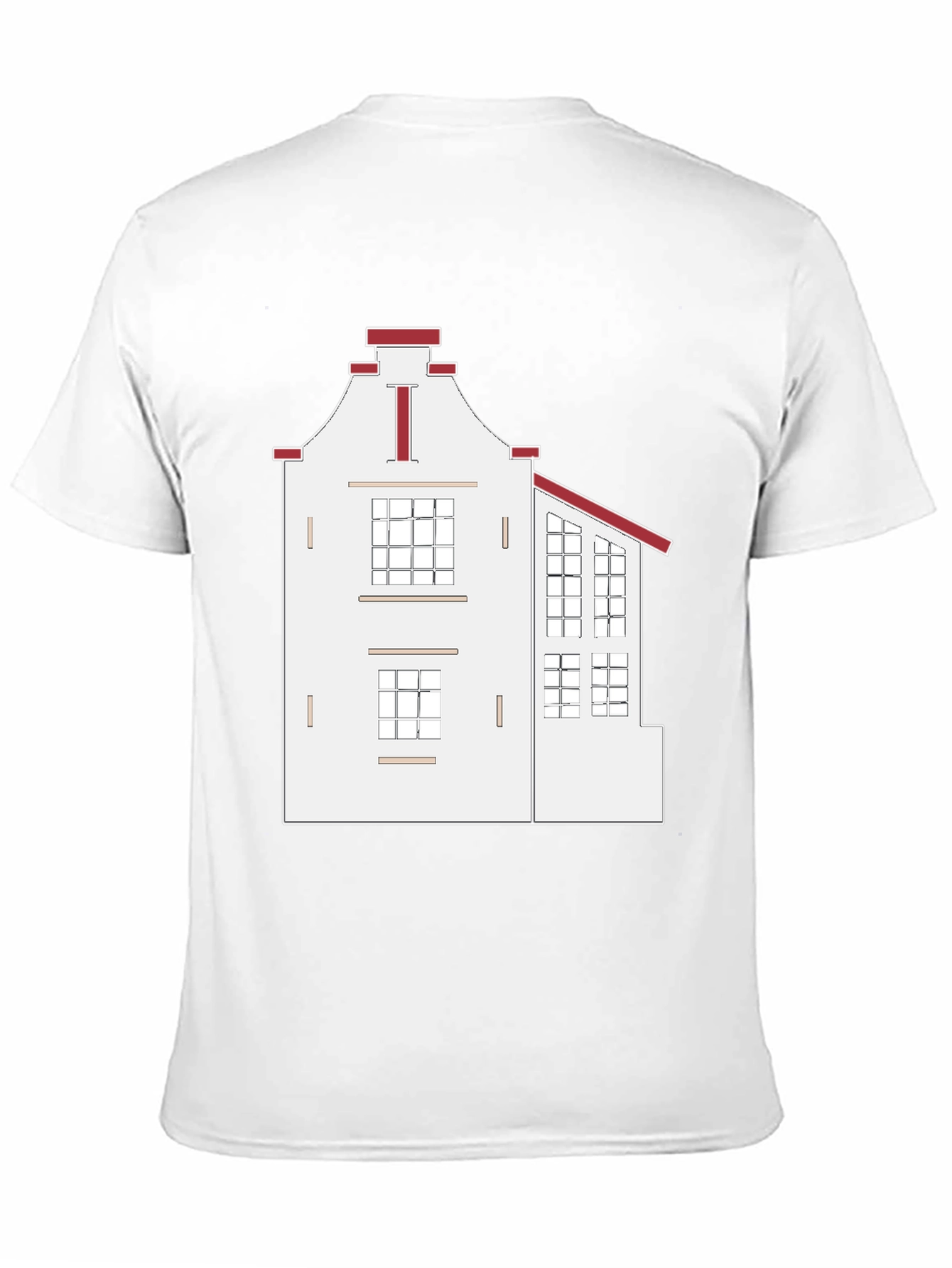 Amsterdam House T-Shirt - Unique Architecture Tee