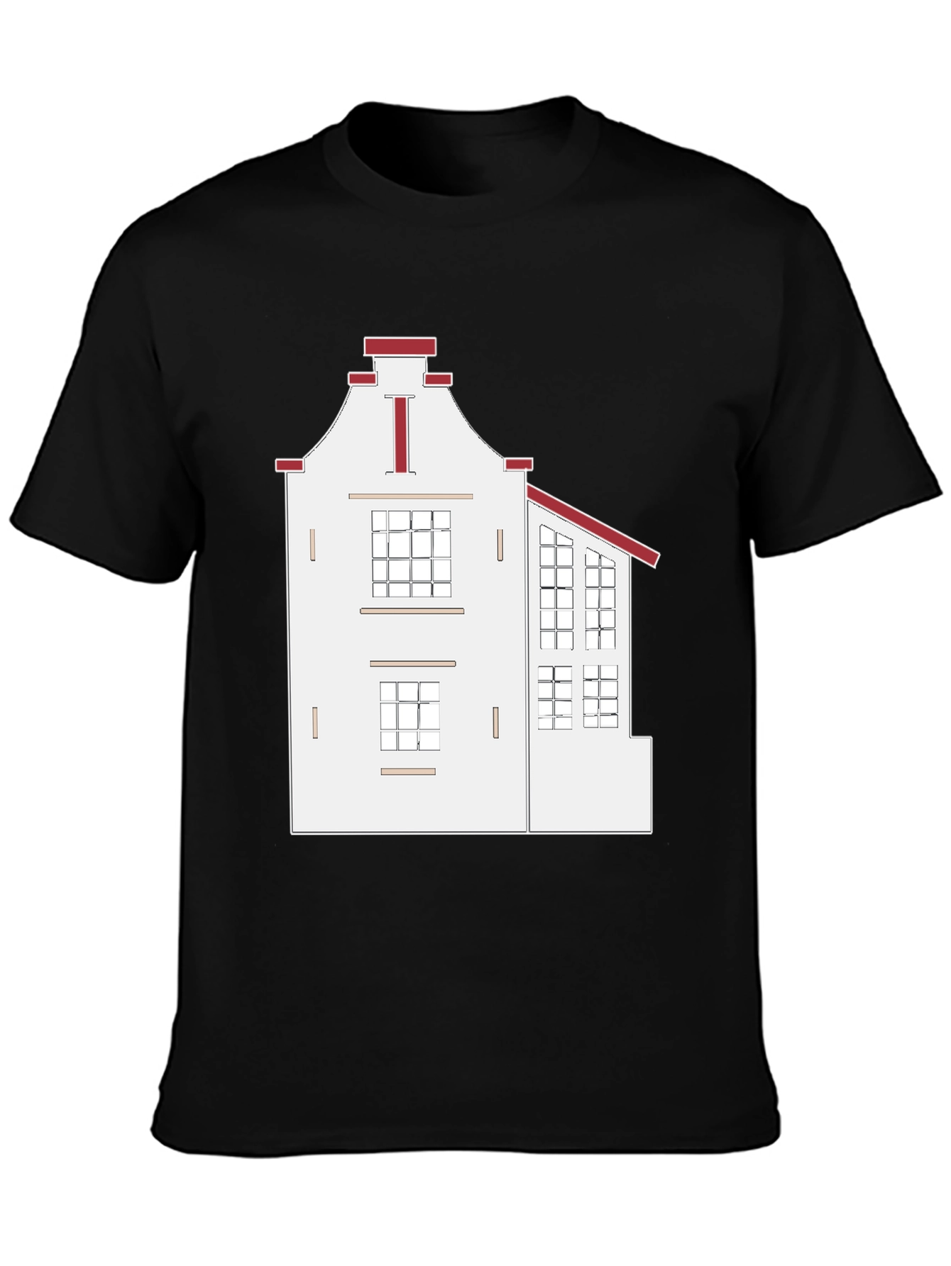 Amsterdam House T-Shirt - Unique Architecture Tee