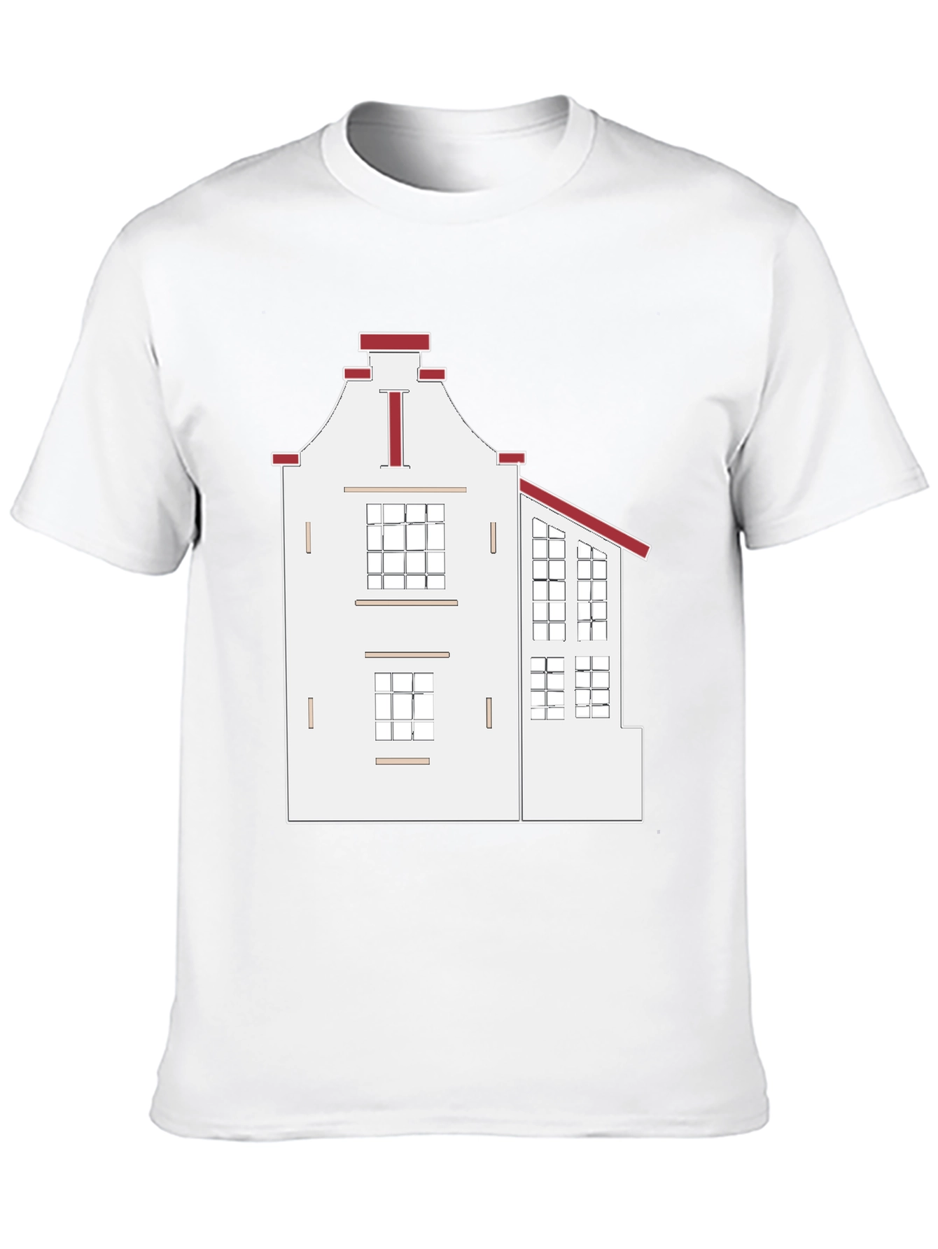 Amsterdam House T-Shirt - Unique Architecture Tee