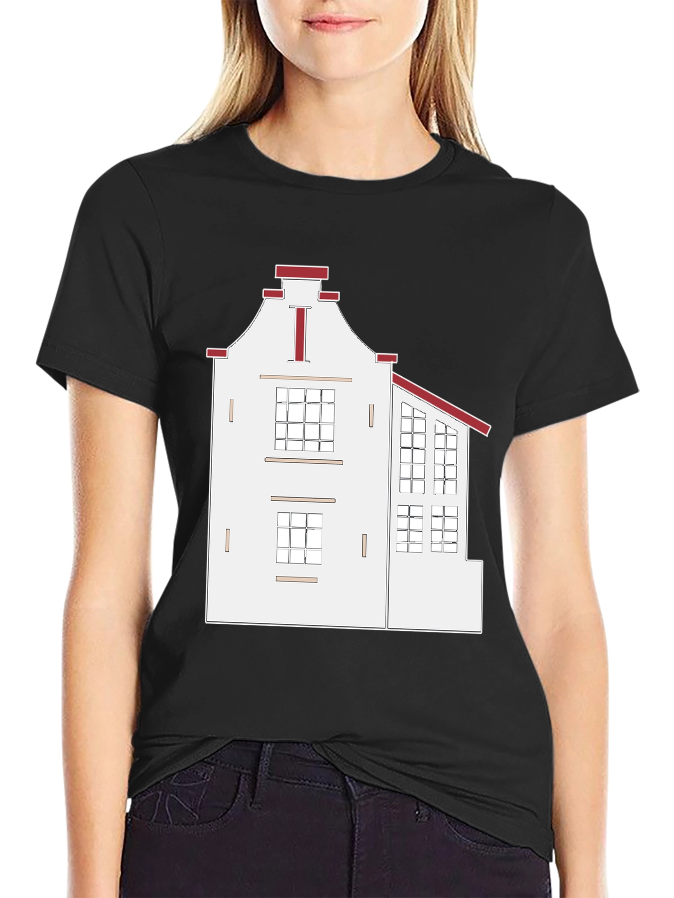 Amsterdam House T-Shirt - Unique Architecture Tee
