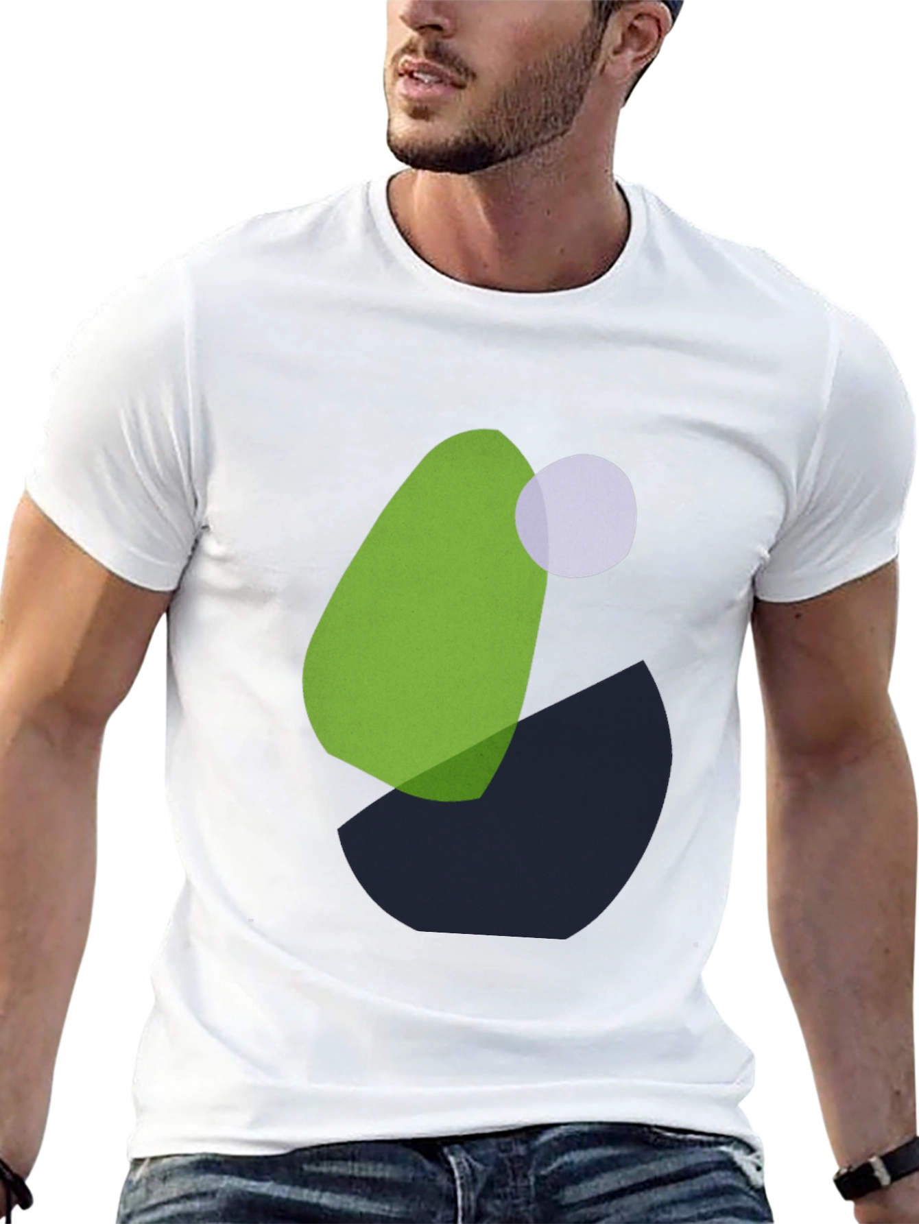 Abstract Graphic Tee - Modern Art Shirt