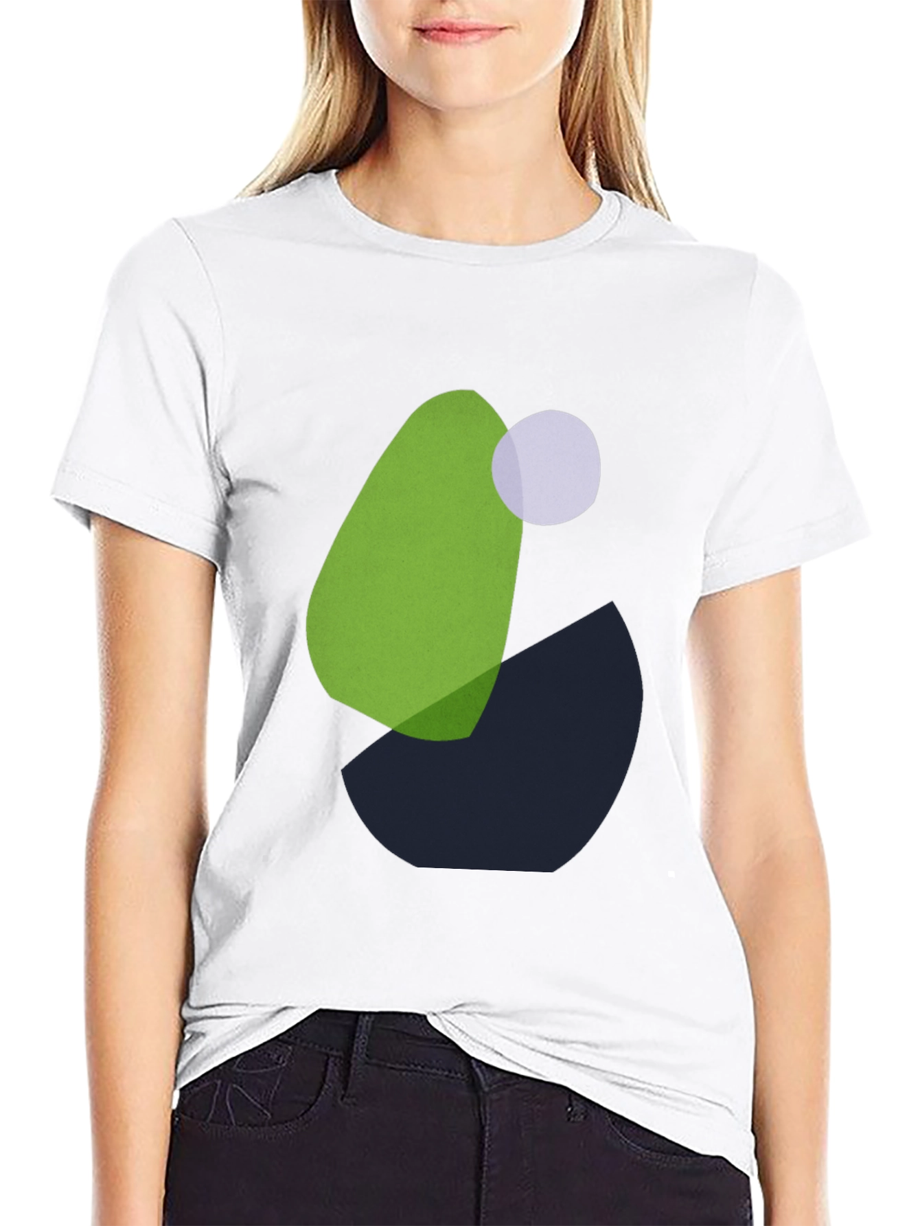 Abstract Graphic Tee - Modern Art Shirt