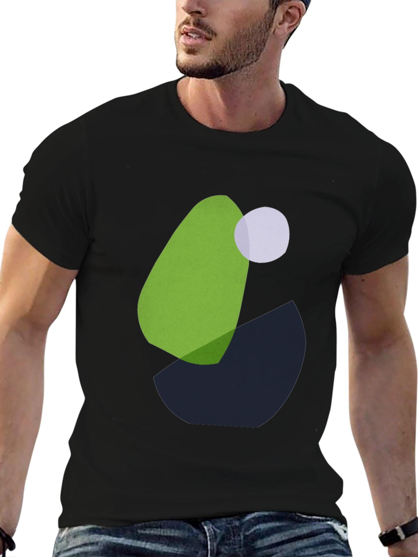 Abstract Graphic Tee - Modern Art Shirt