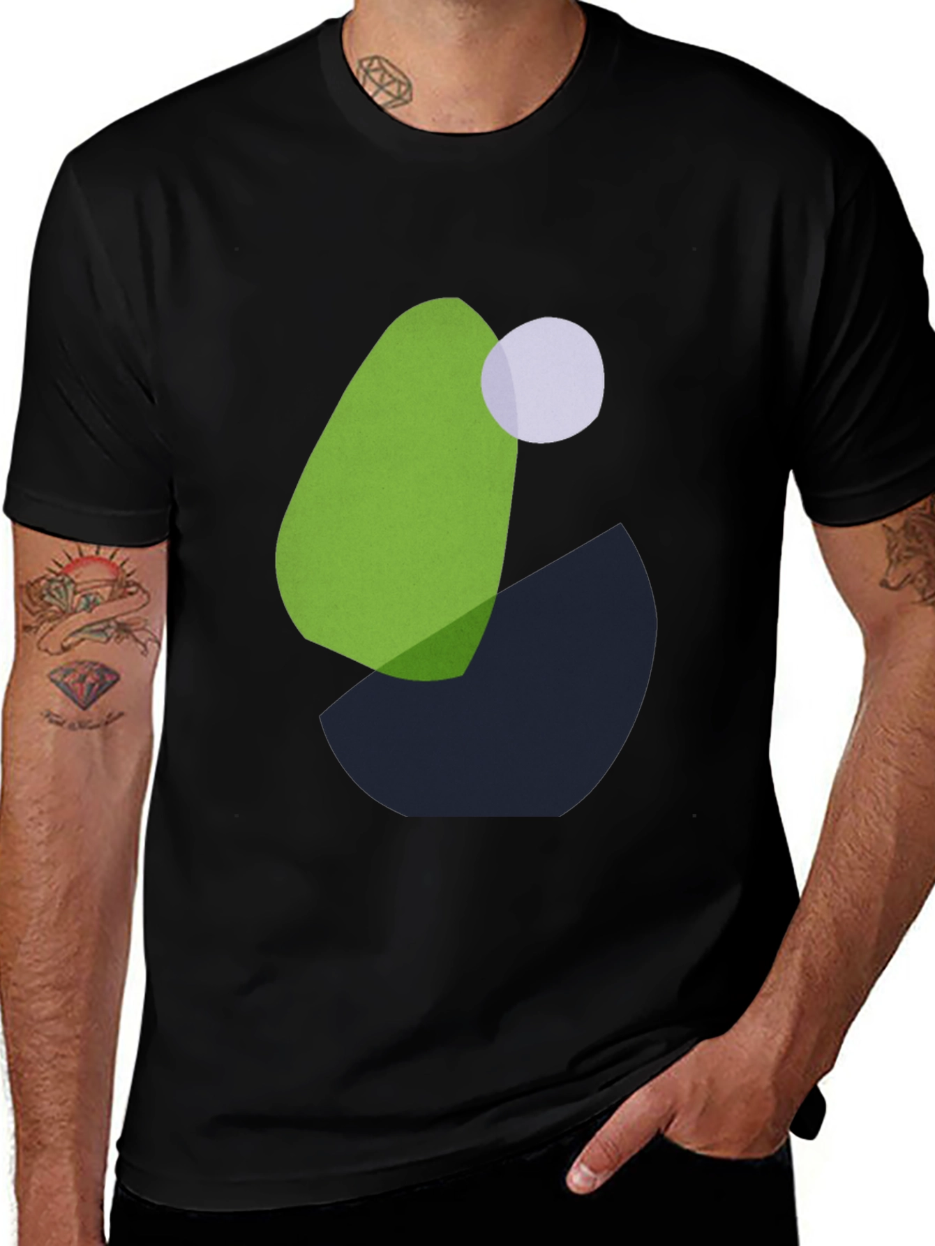 Abstract Graphic Tee - Modern Art Shirt