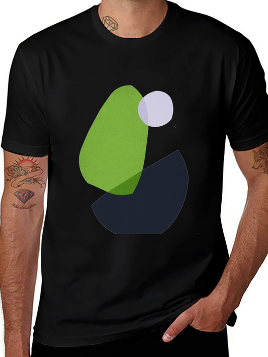 Abstract Graphic Tee - Modern Art Shirt