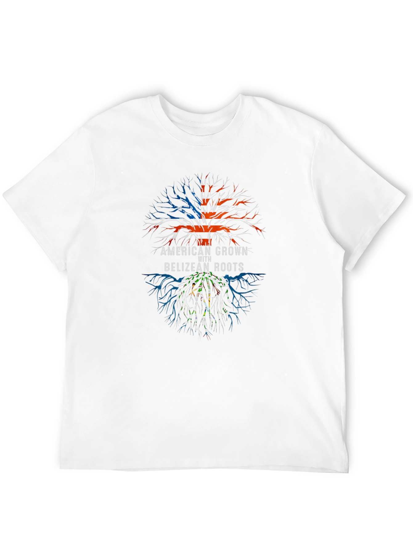 American Grown Belizean Roots Black T-Shirt