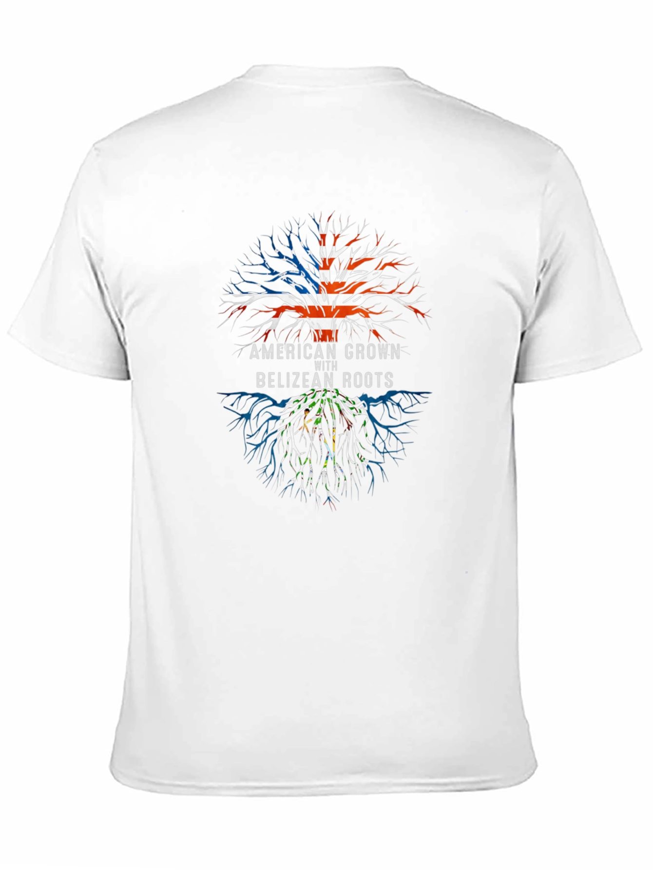 American Grown Belizean Roots Black T-Shirt
