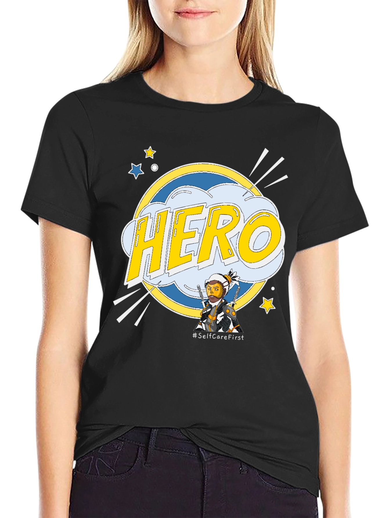 Hero Self-Care First Graphic T-Shirt