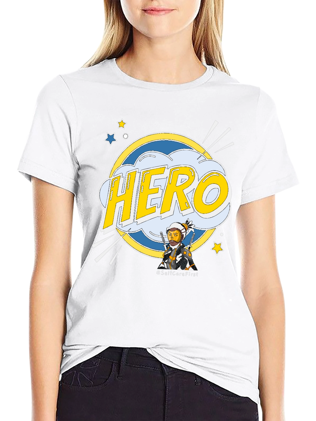 Hero Self-Care First Graphic T-Shirt