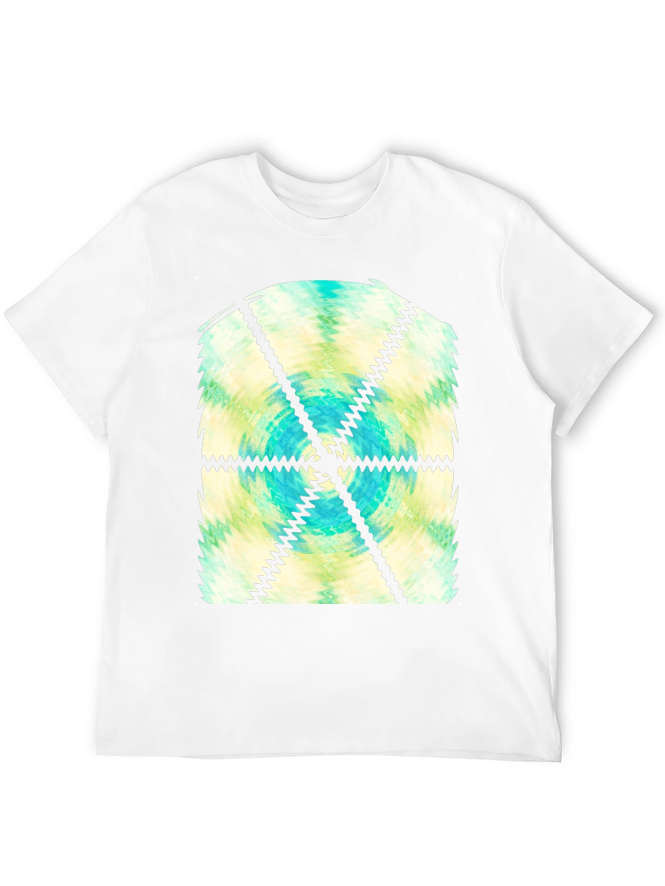 Abstract Fractal Graphic Tee - Cool Casual Comfort