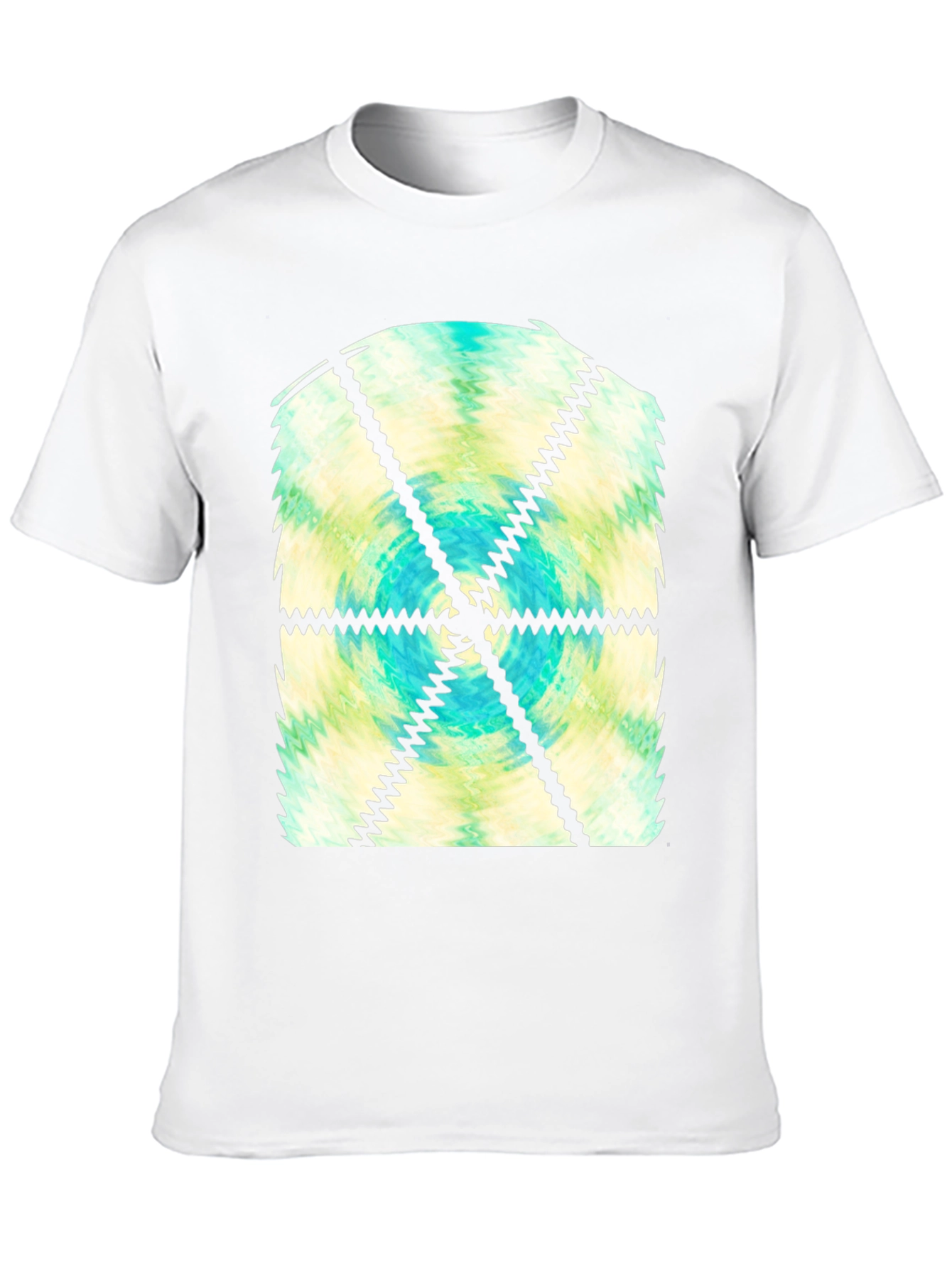 Abstract Fractal Graphic Tee - Cool Casual Comfort