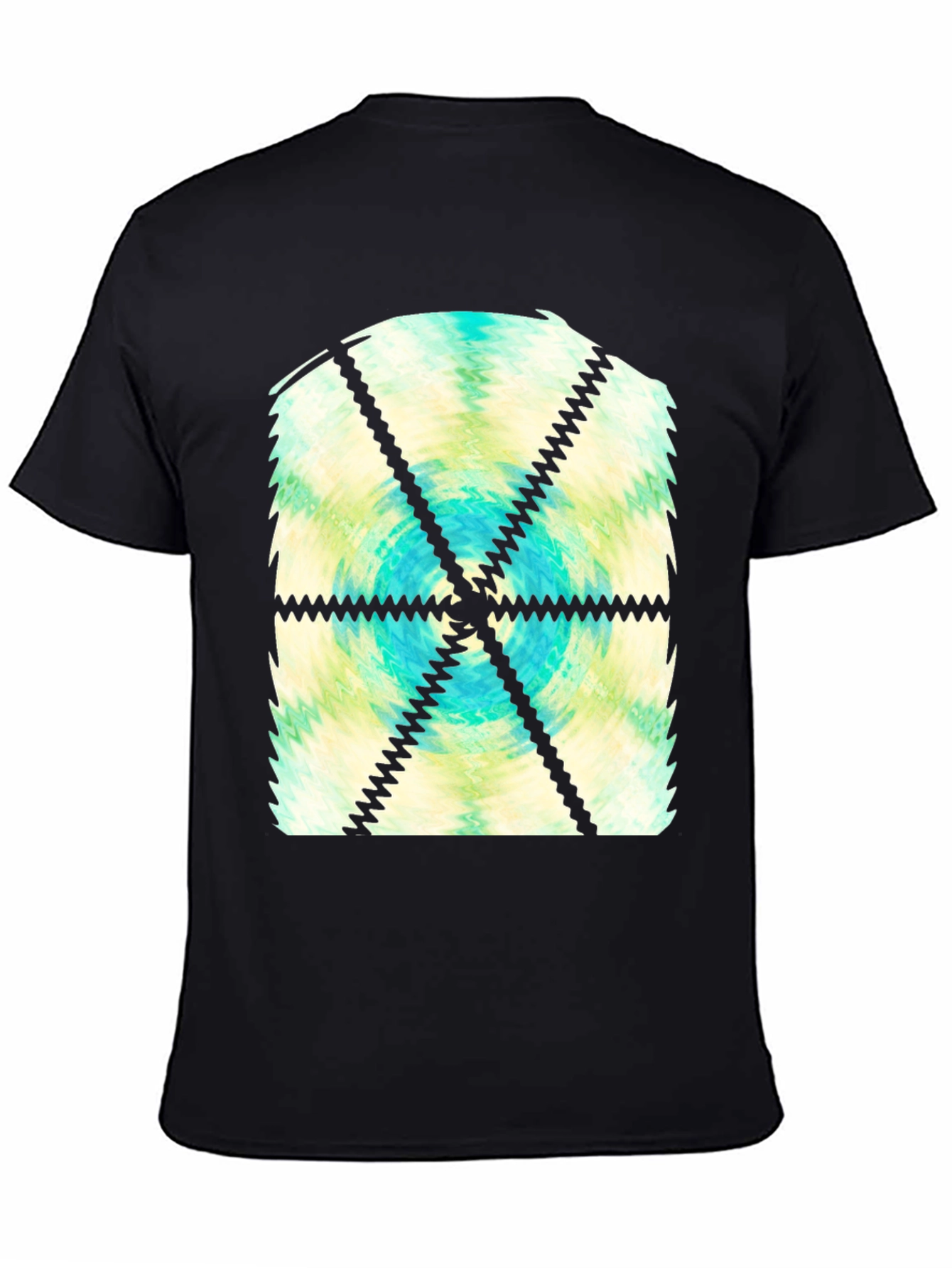 Abstract Fractal Graphic Tee - Cool Casual Comfort
