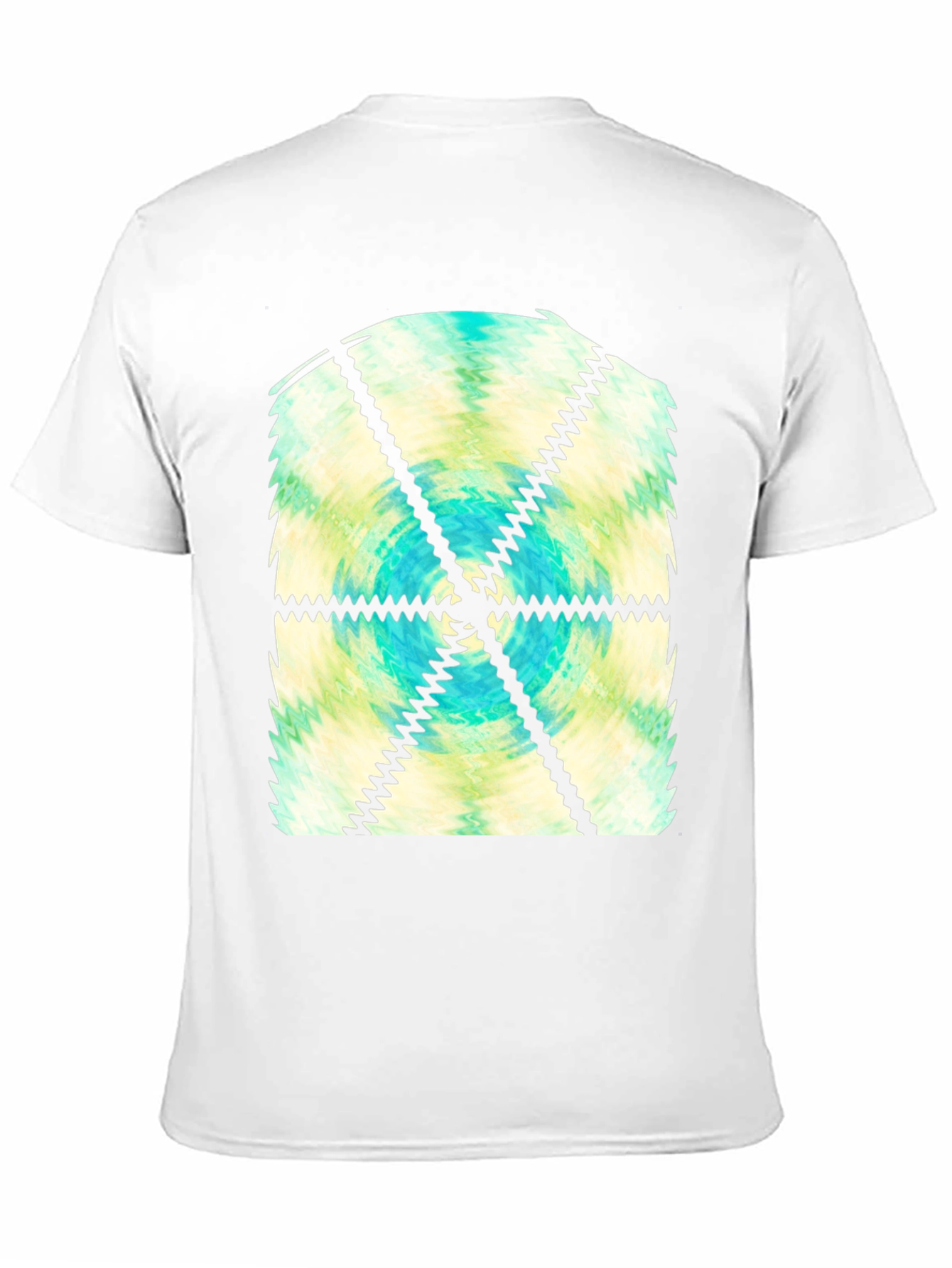 Abstract Fractal Graphic Tee - Cool Casual Comfort