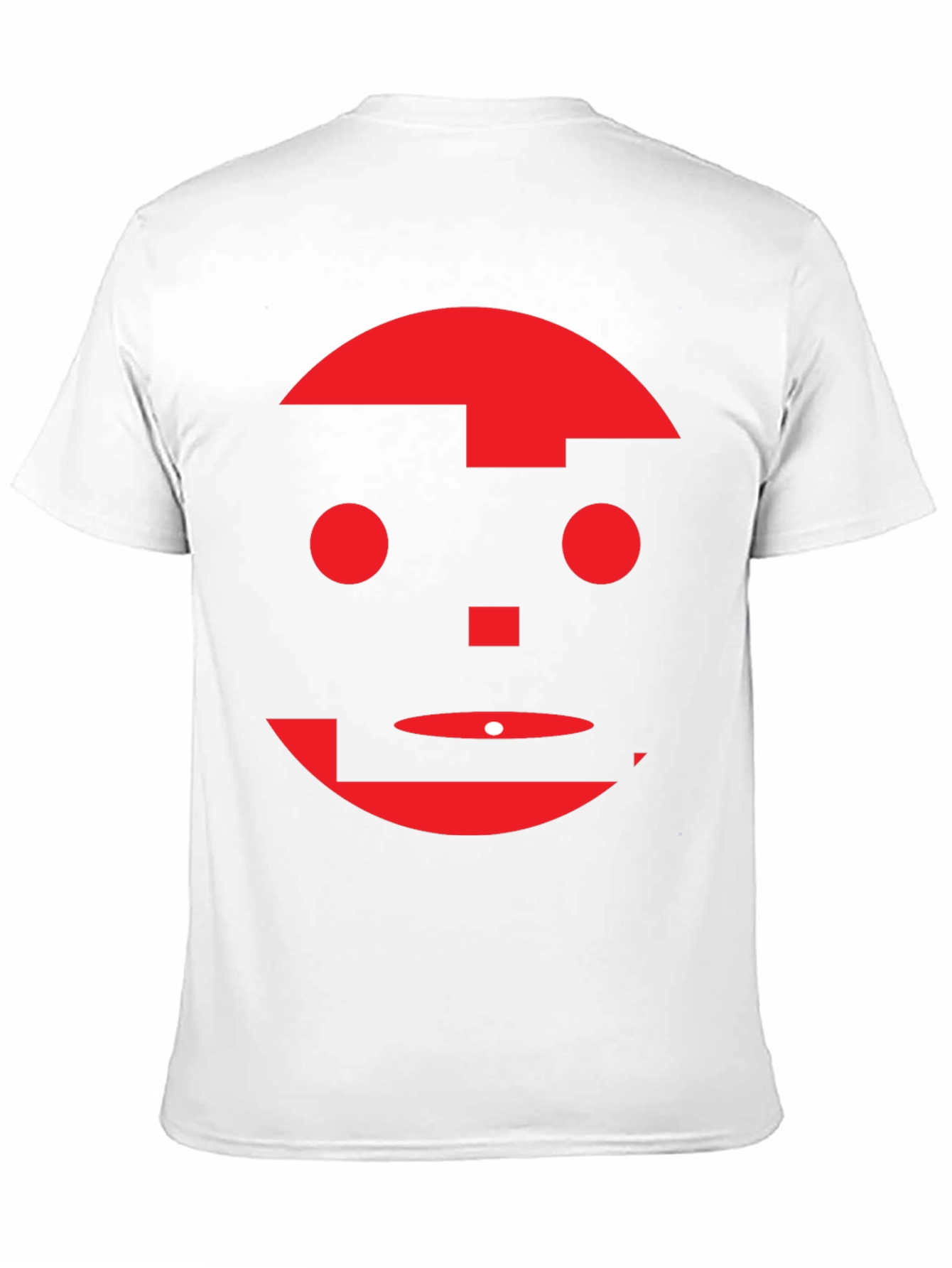 Abstract Face Graphic Tee - Modern Art Shirt