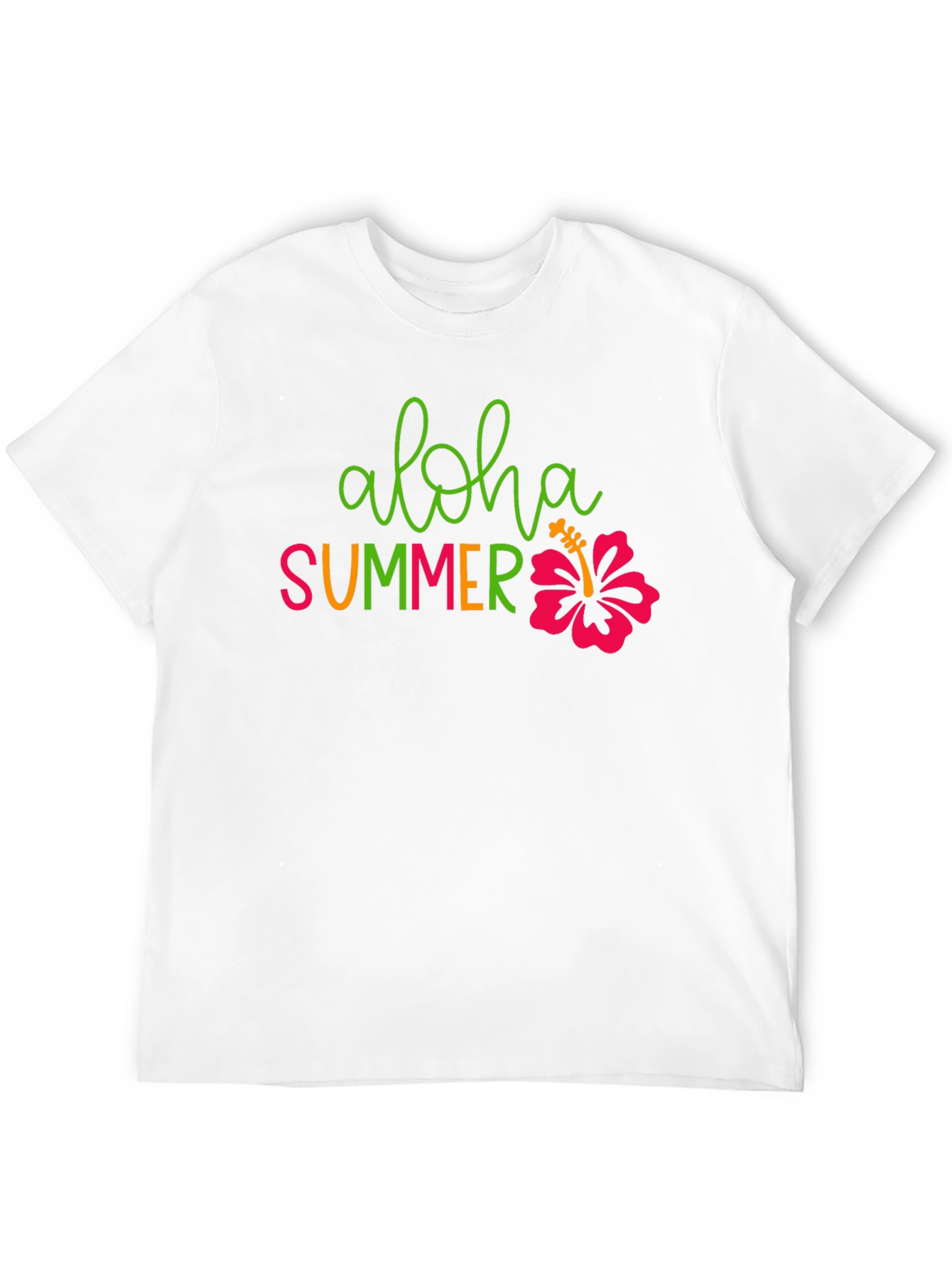 Aloha Summer Graphic T-Shirt - Tropical Vibes