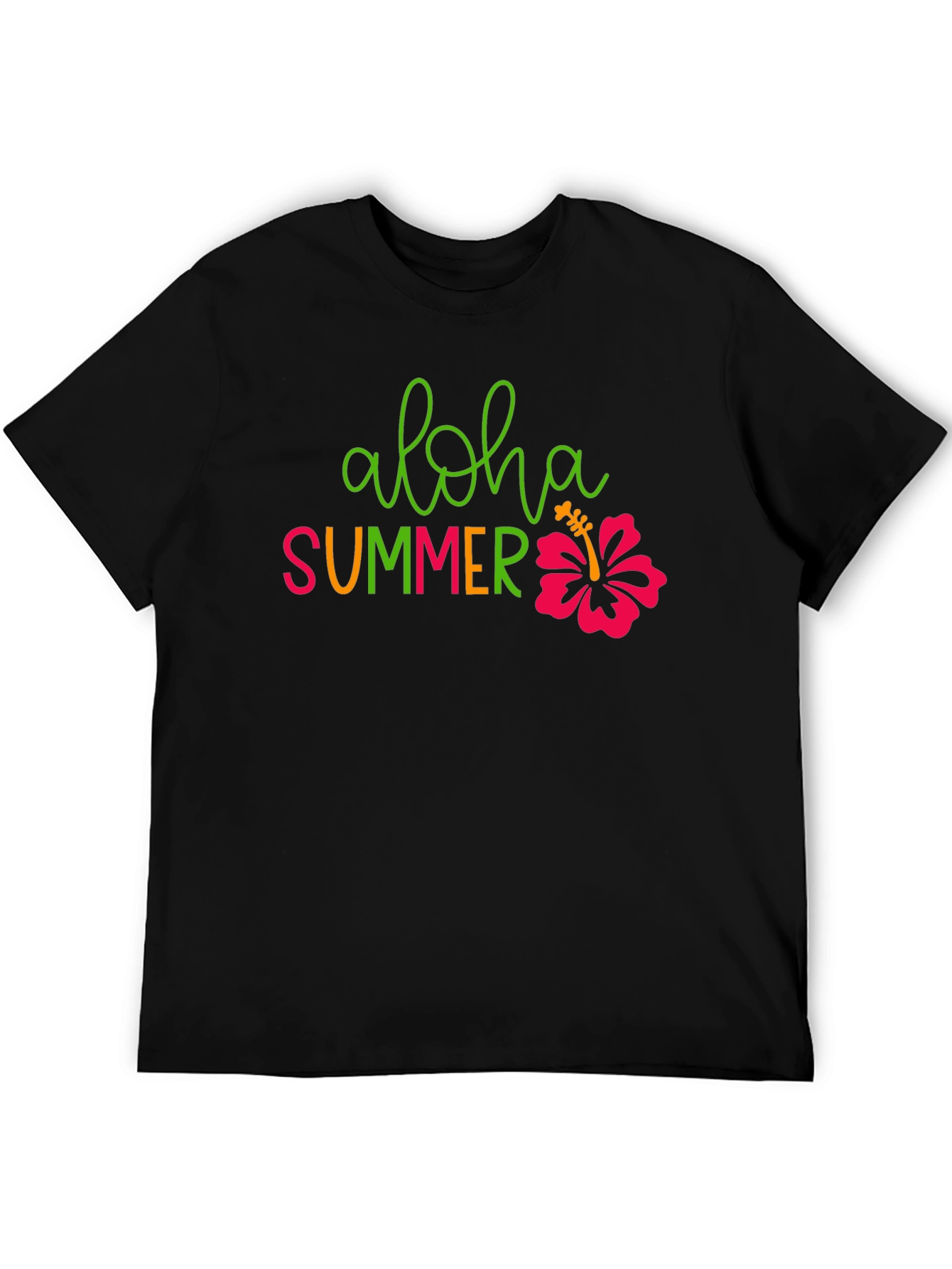 Aloha Summer Graphic T-Shirt - Tropical Vibes