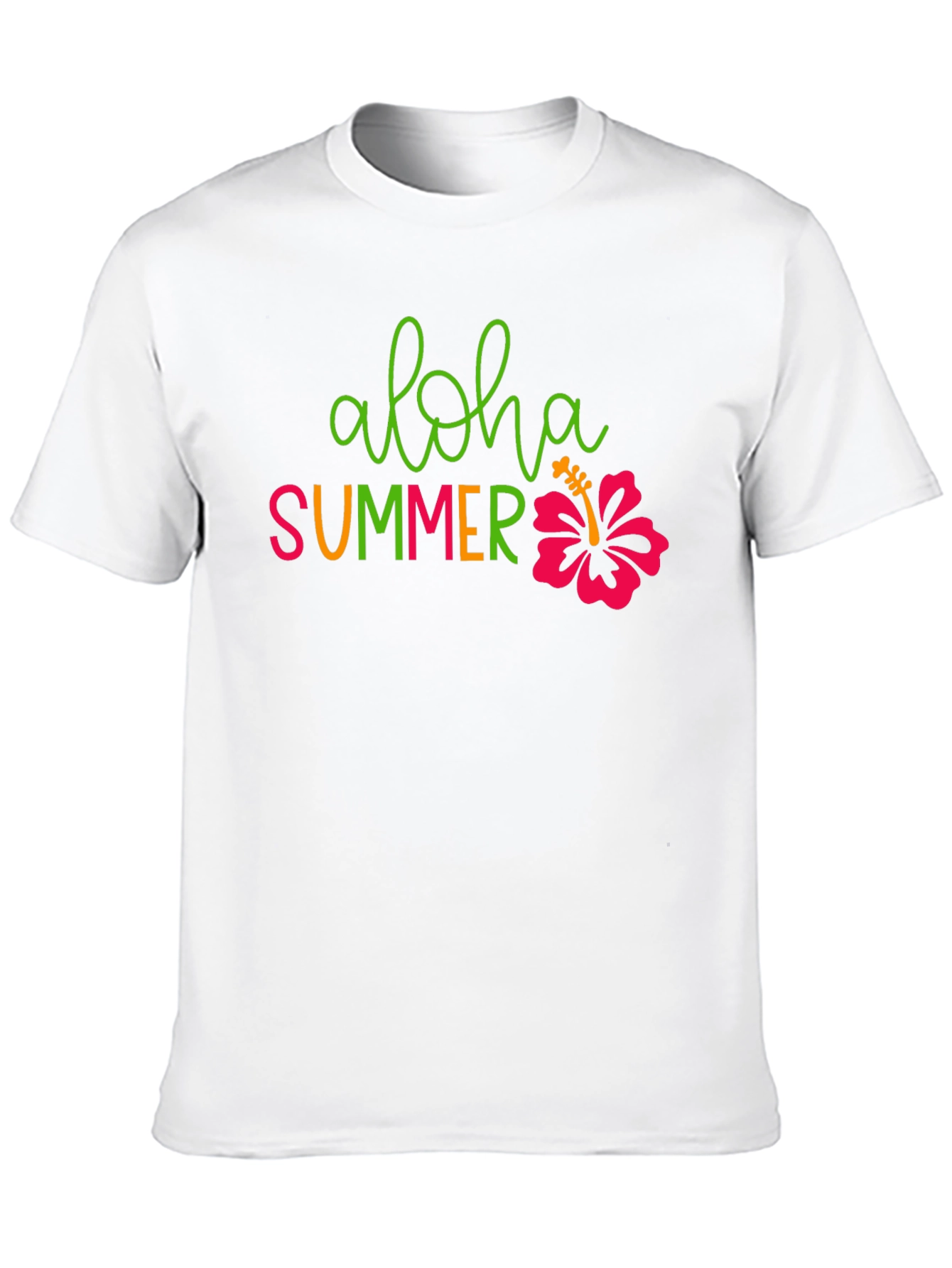 Aloha Summer Graphic T-Shirt - Tropical Vibes