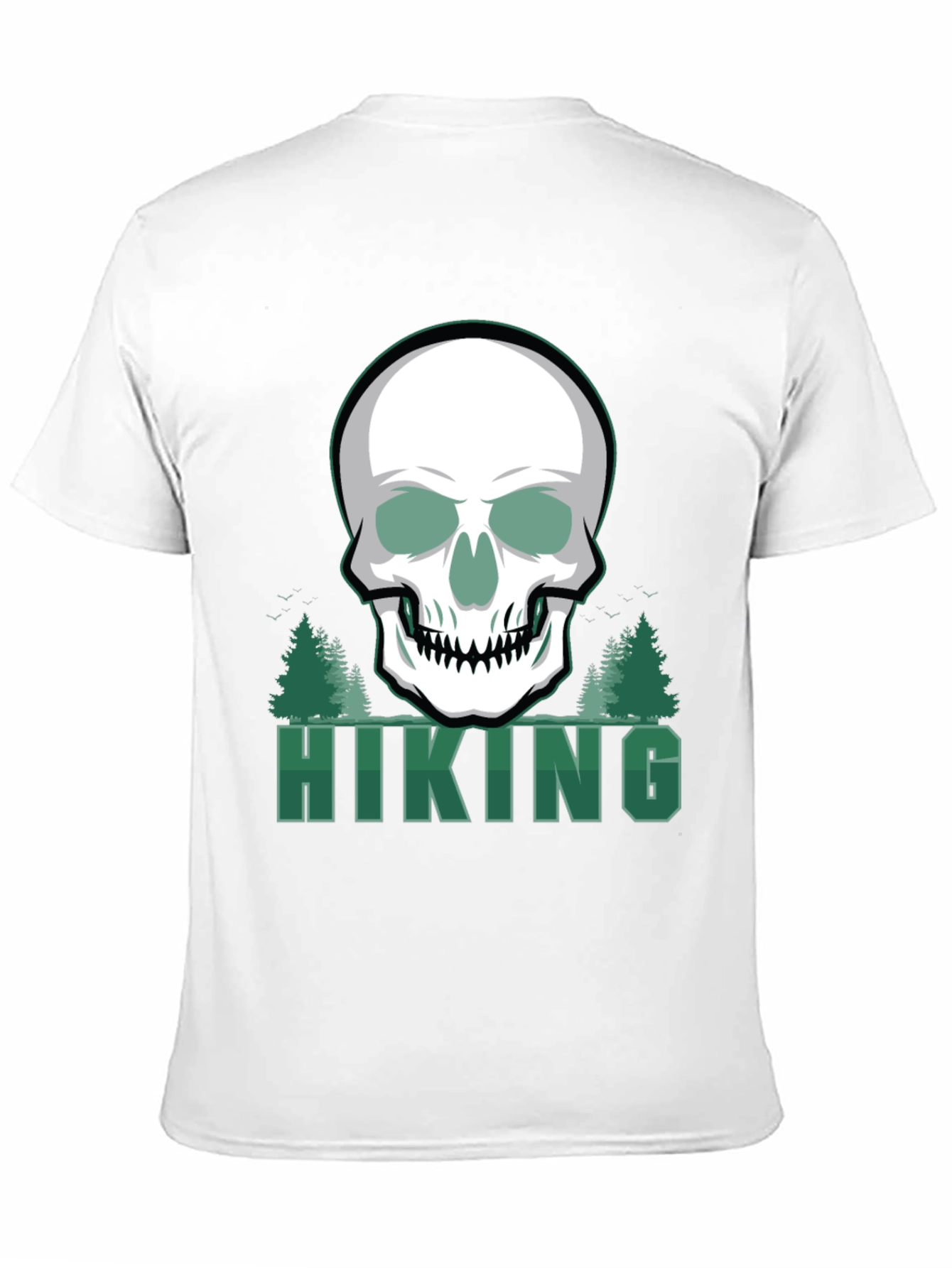 Hiking Skull T-Shirt - Adventure Ready!
