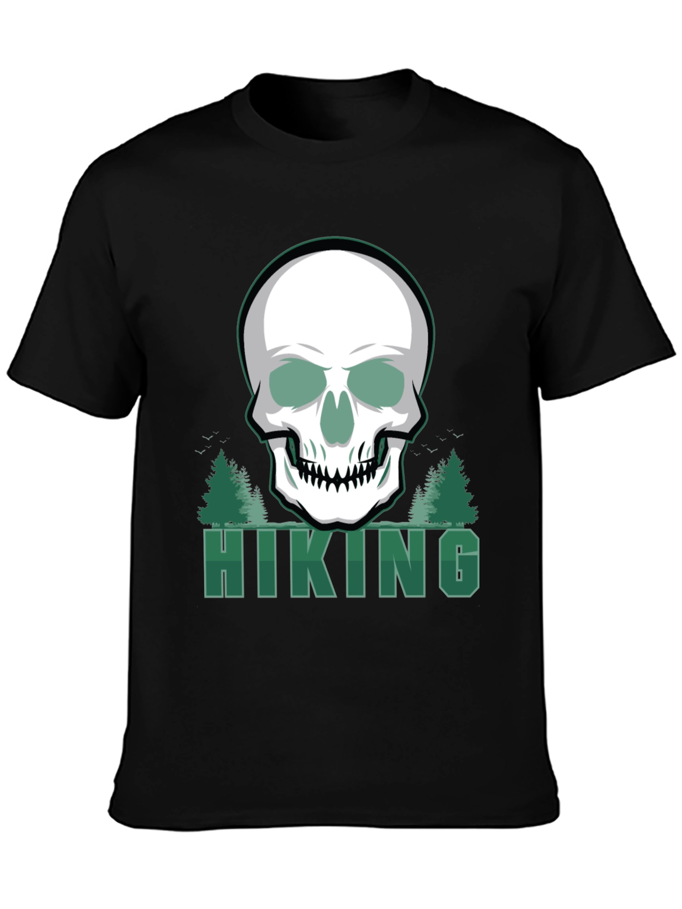 Hiking Skull T-Shirt - Adventure Ready!