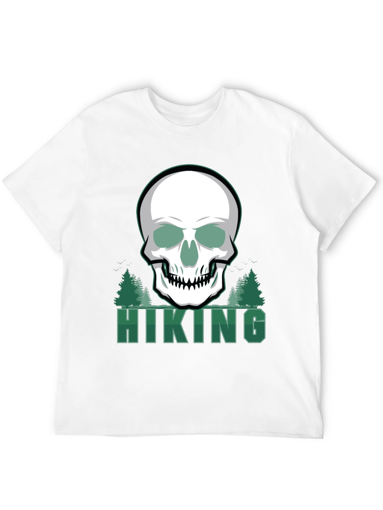 Hiking Skull T-Shirt - Adventure Ready!