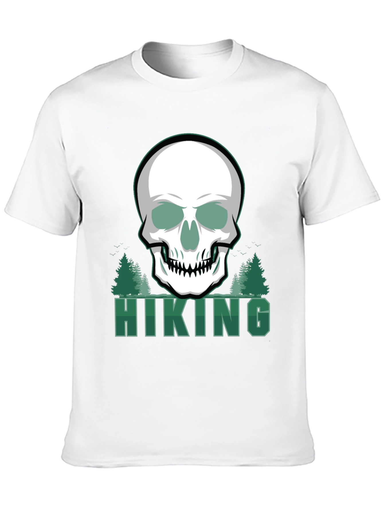 Hiking Skull T-Shirt - Adventure Ready!