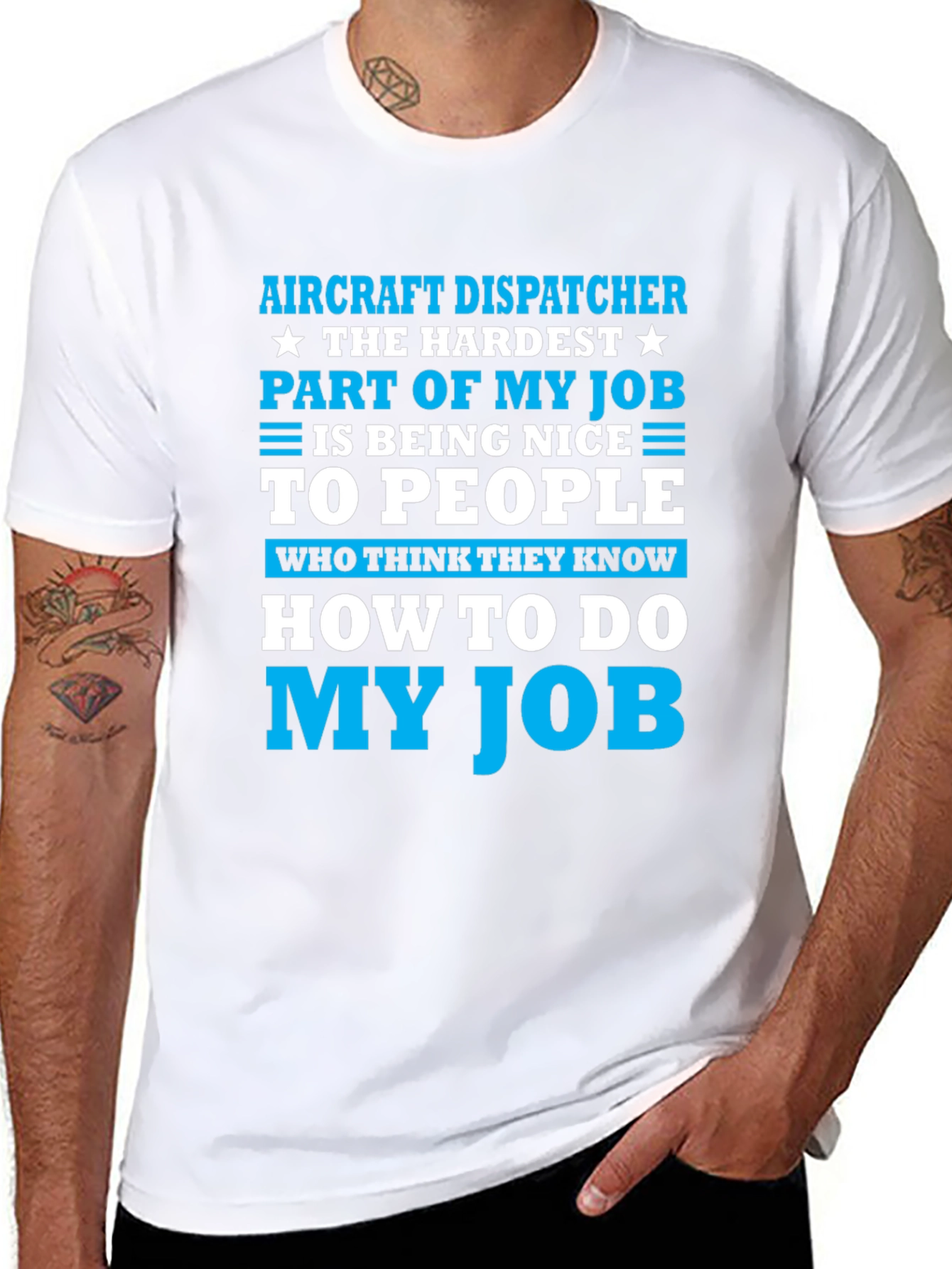 Aircraft Dispatcher T-Shirt: Hardest Part of My Job