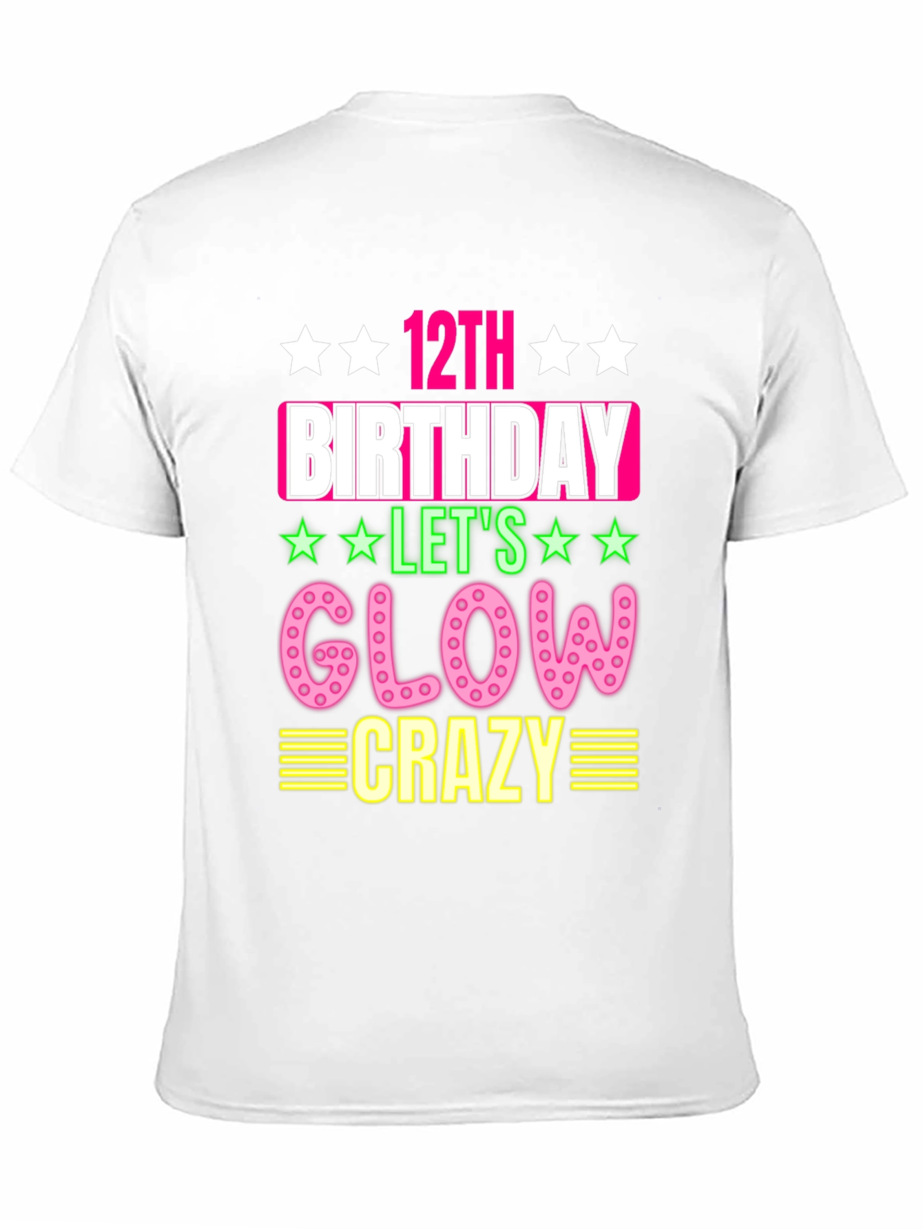 12th Birthday Glow Crazy T-Shirt