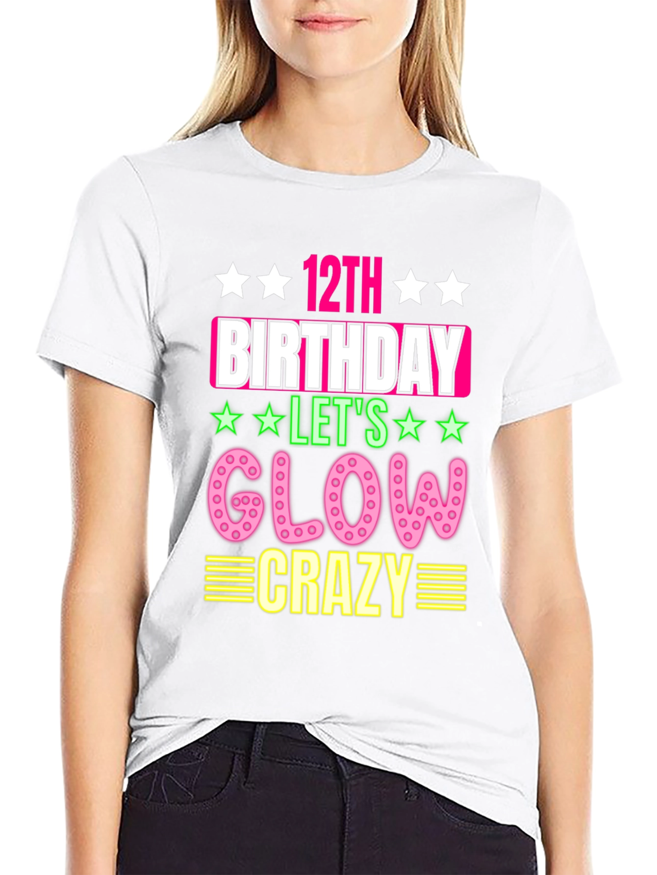 12th Birthday Glow Crazy T-Shirt