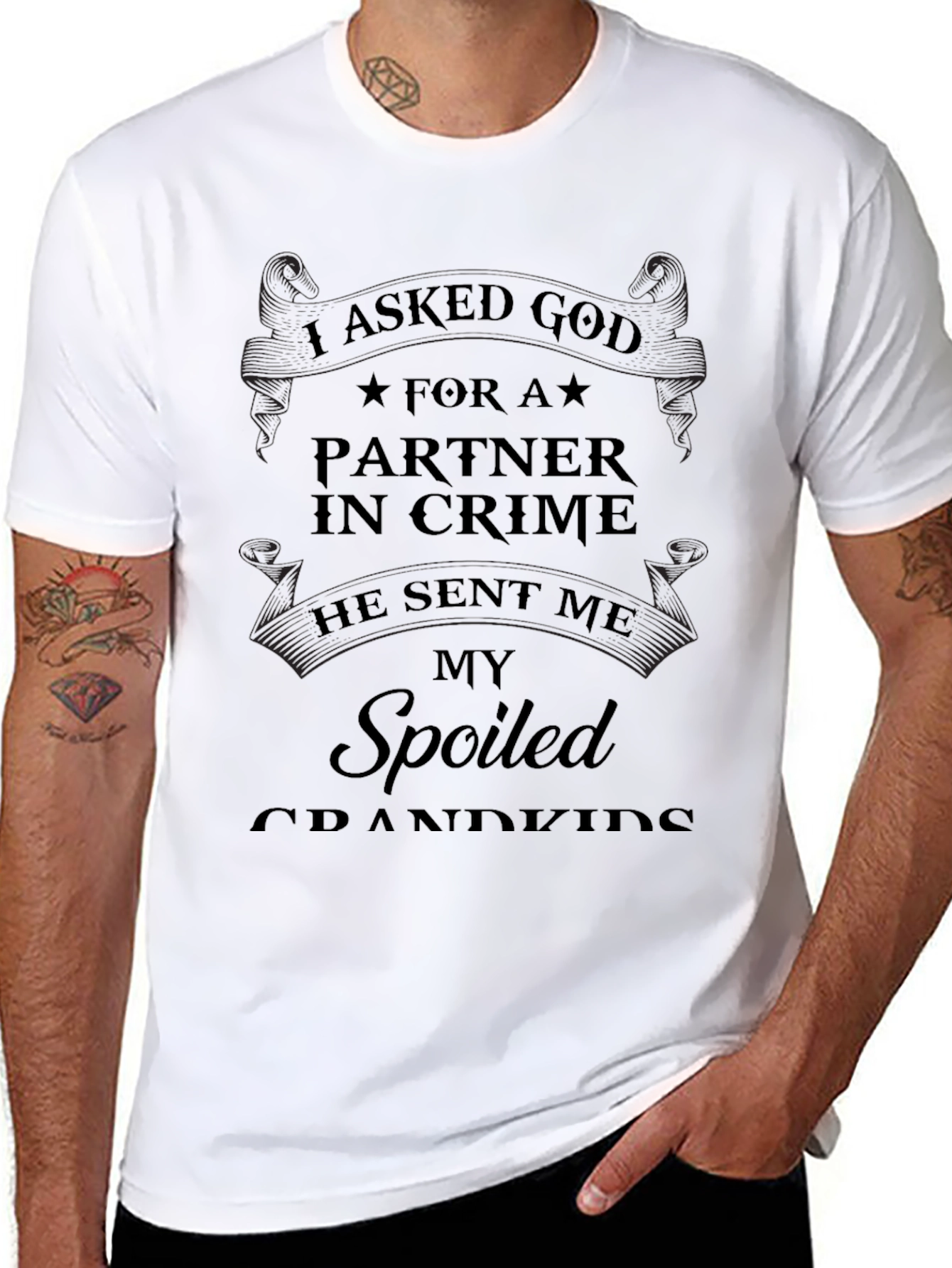 I Asked God For A Partner T-Shirt