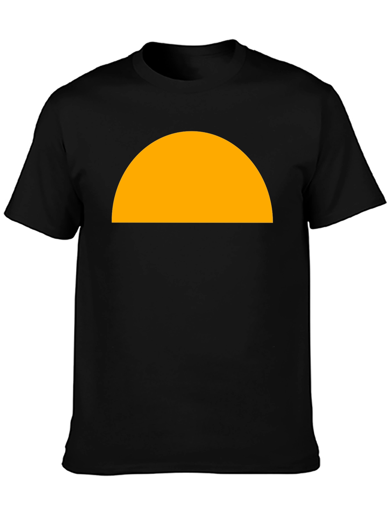 Abstract Graphic Tee - Half Circle Design